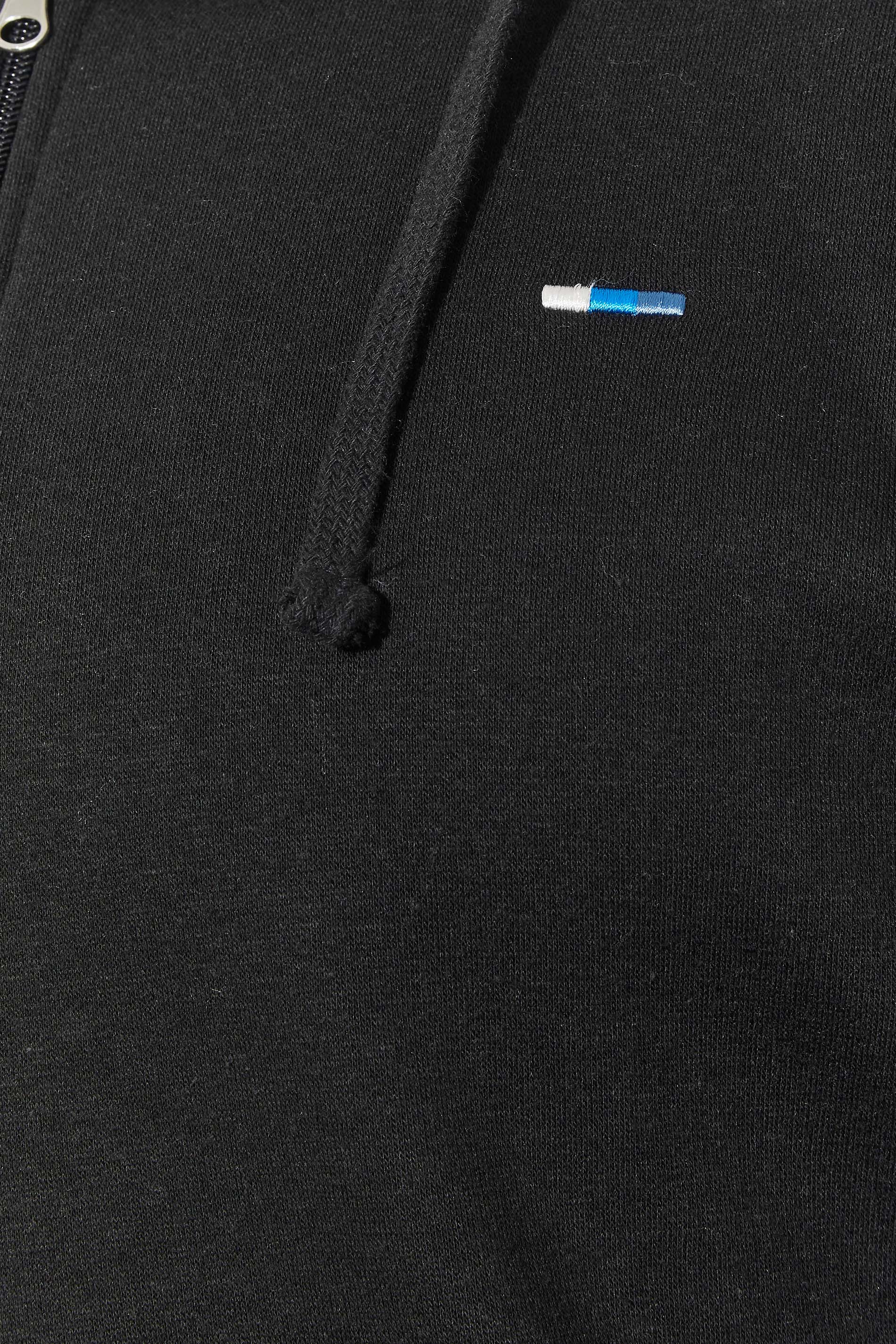 BadRhino Black Essential Zip Through Hoodie | BadRhino 6