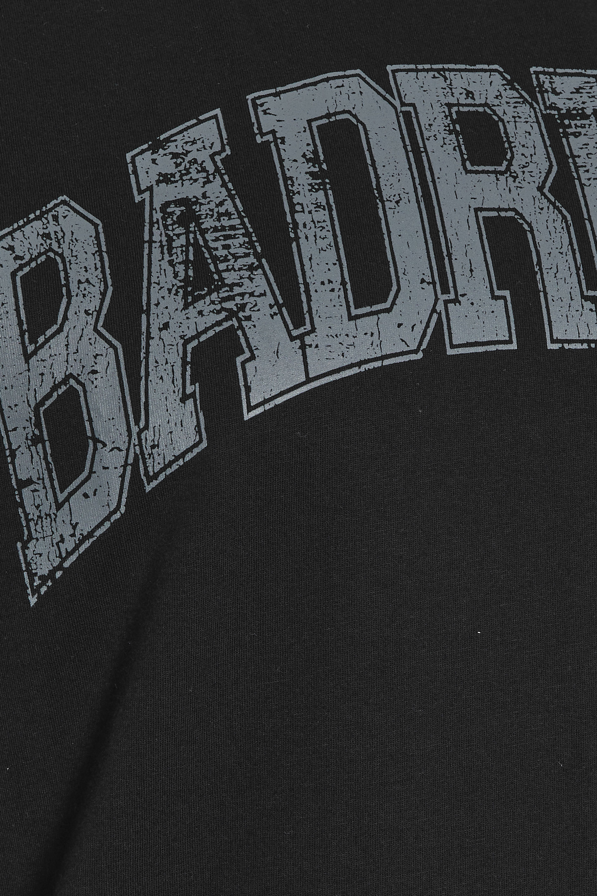 BadRhino Big & Tall Black Distressed Graphic T-Shirt | BadRhino 6