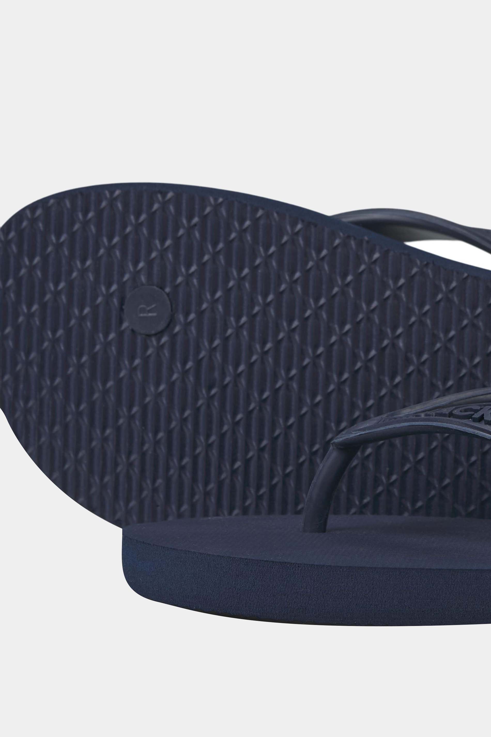 JACK & JONES Navy Blue Basic Flip Flops | BadRhino 5