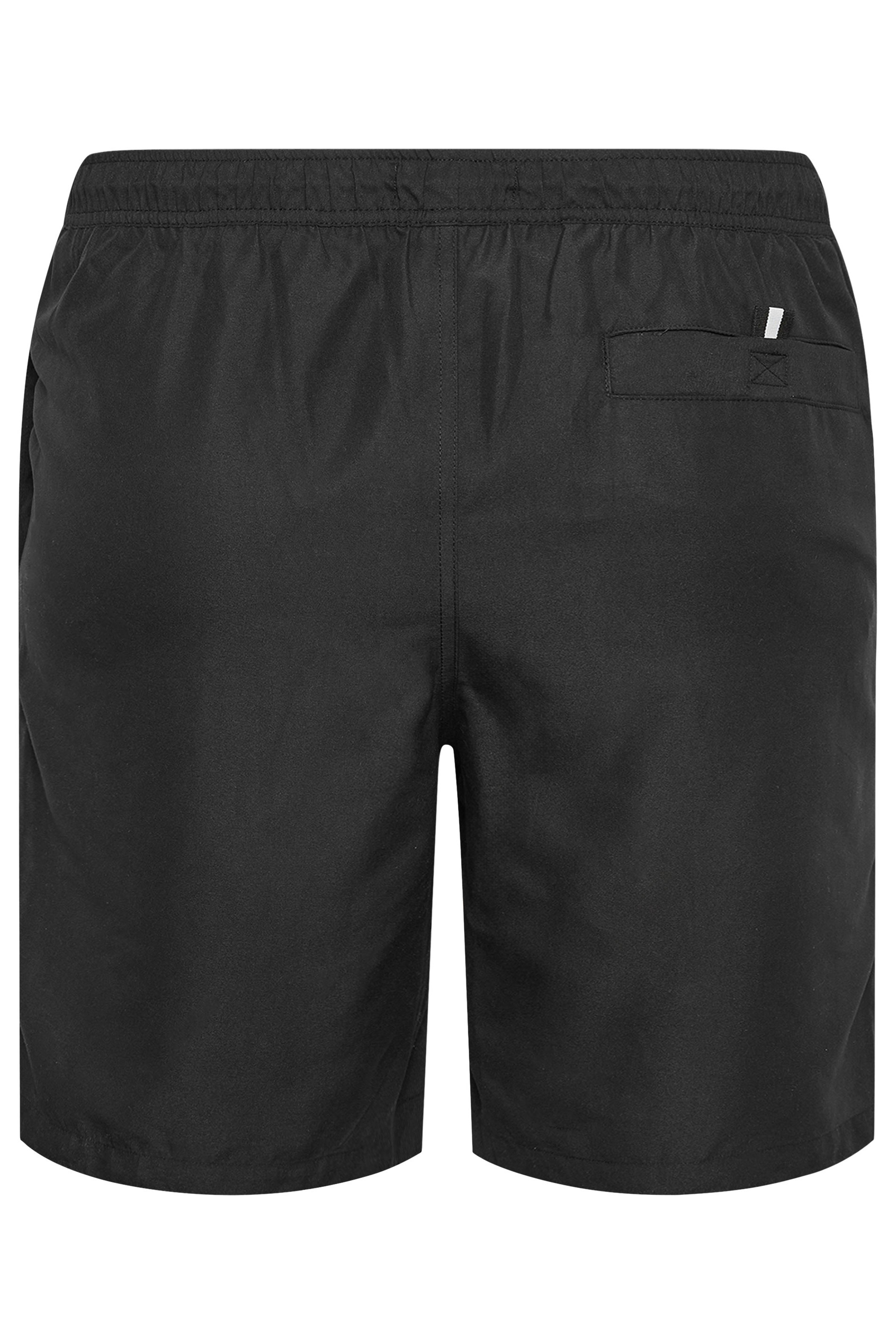BadRhino Big & Tall Black Swim Shorts | BadRhino  6