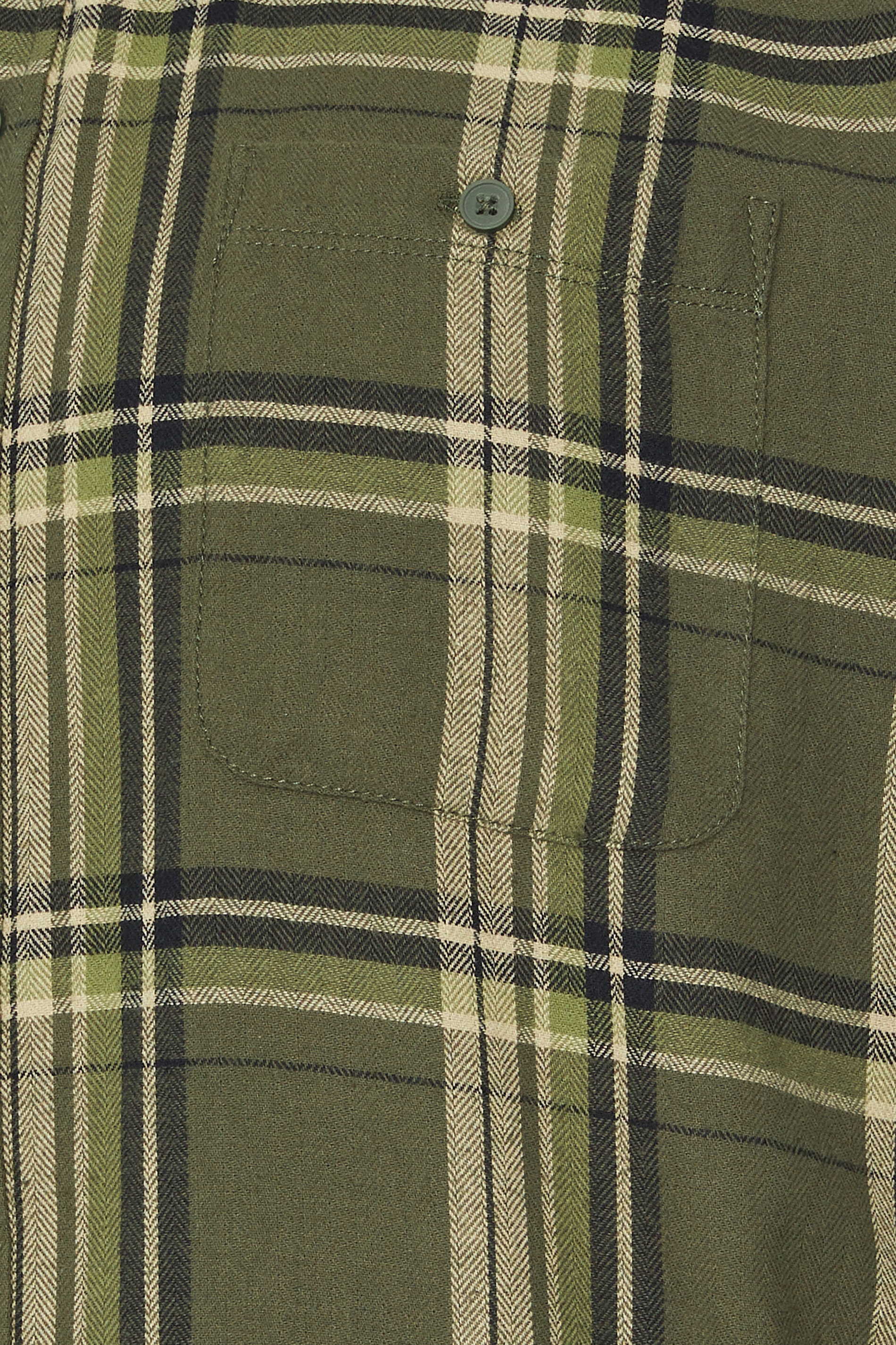 BLEND Big & Tall Forest Green Woven Check Shirt | BadRhino 2