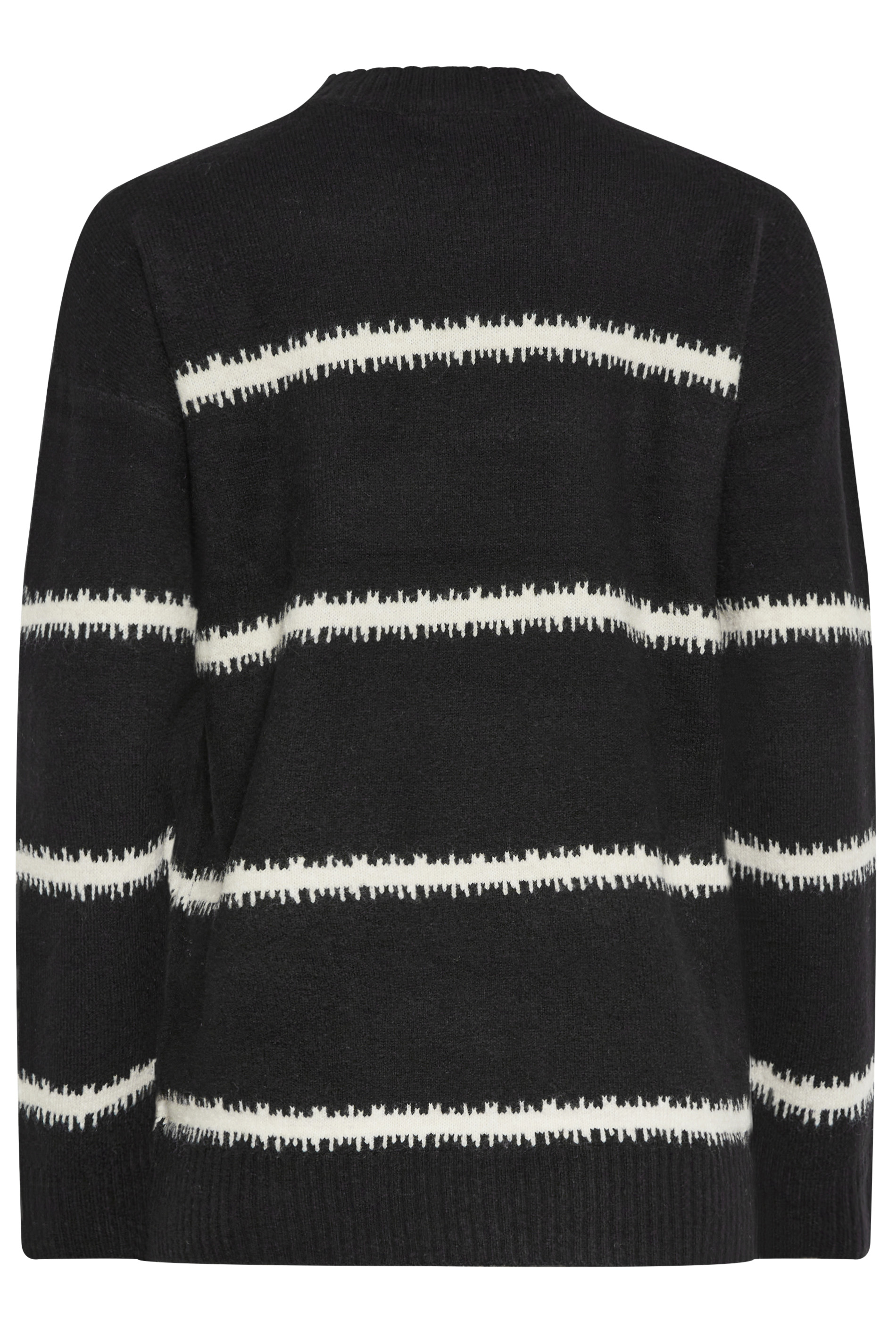 LTS Tall Black & White Womens Black Blurred Stripe Jumper | Long Tall Sally  7