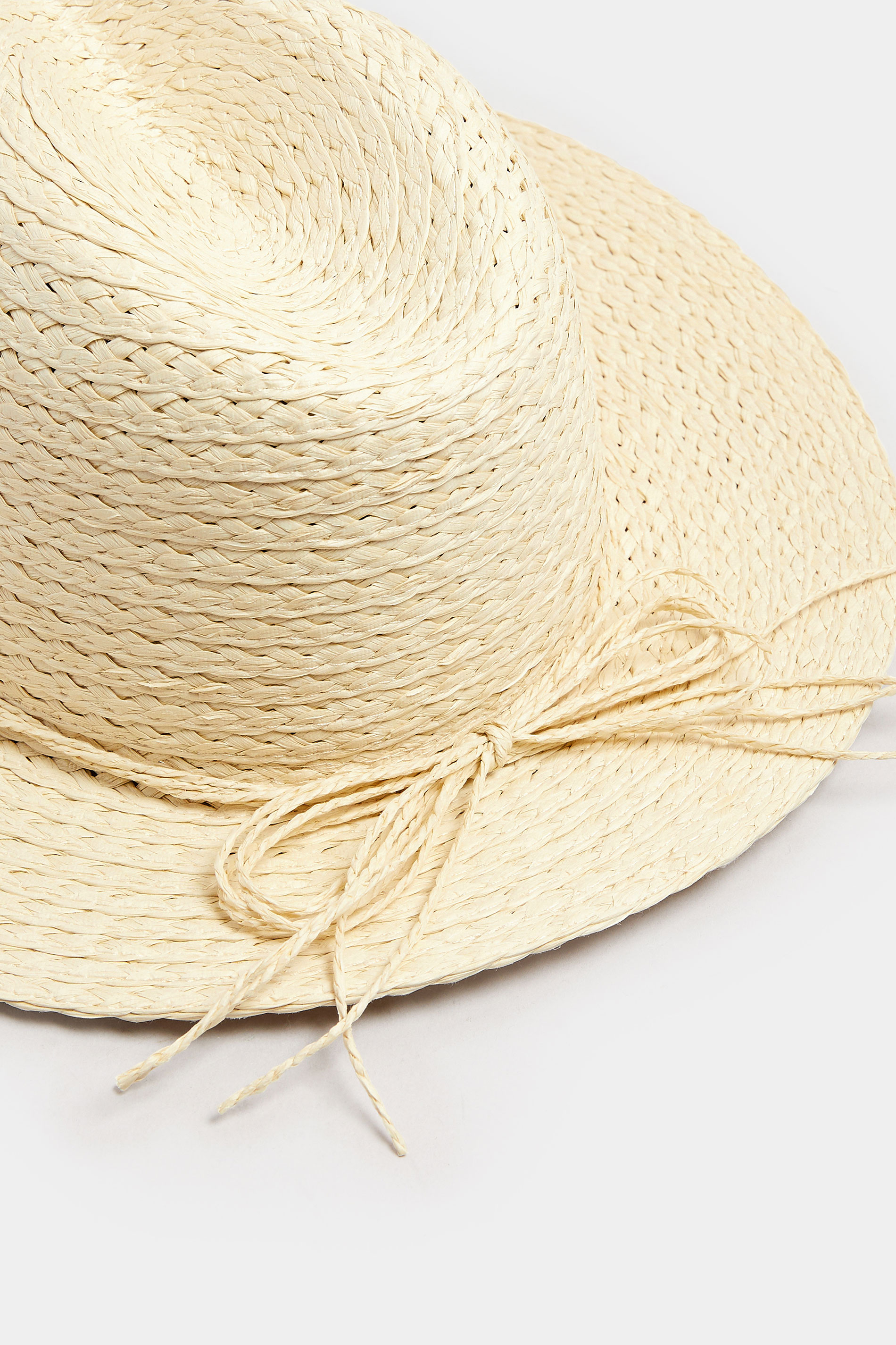 Ivory White Shell Detail Straw Hat | Yours Clothing 3