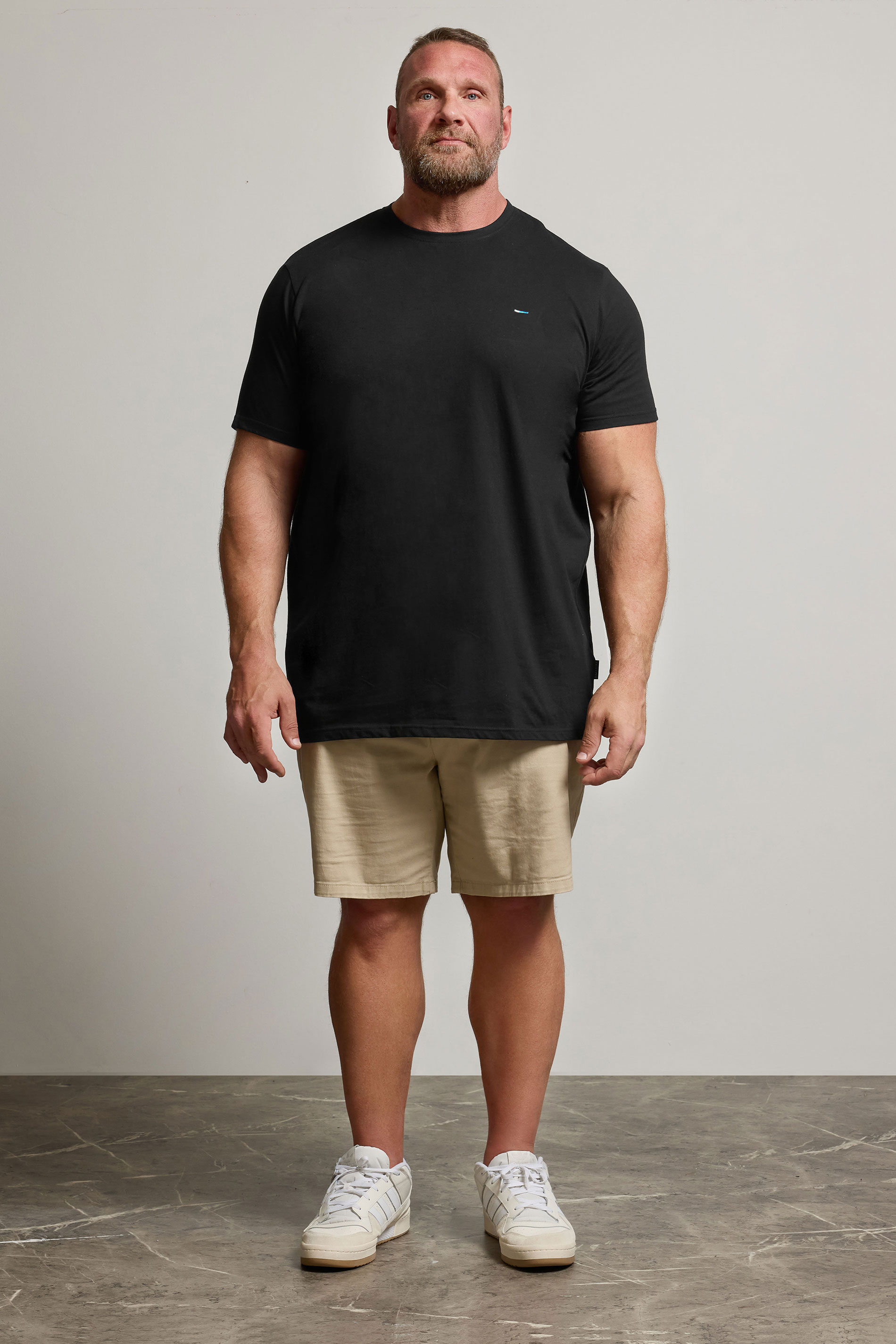 BadRhino Big & Tall Black Extra Long Core T-Shirt | BadRhino 2