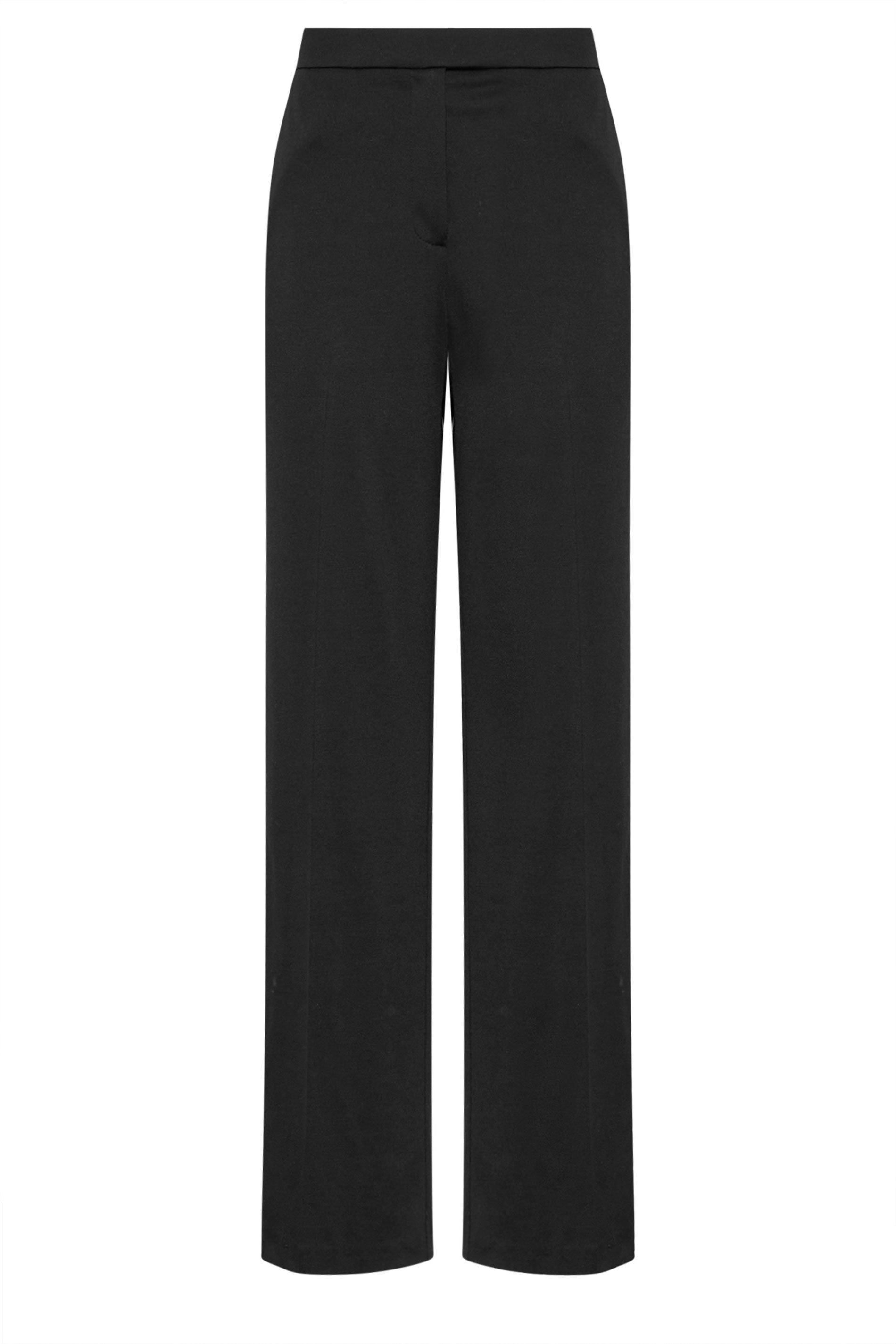 LTS PREMIUM Tall Black Tailored Wide Leg Trousers | Long Tall Sally 6
