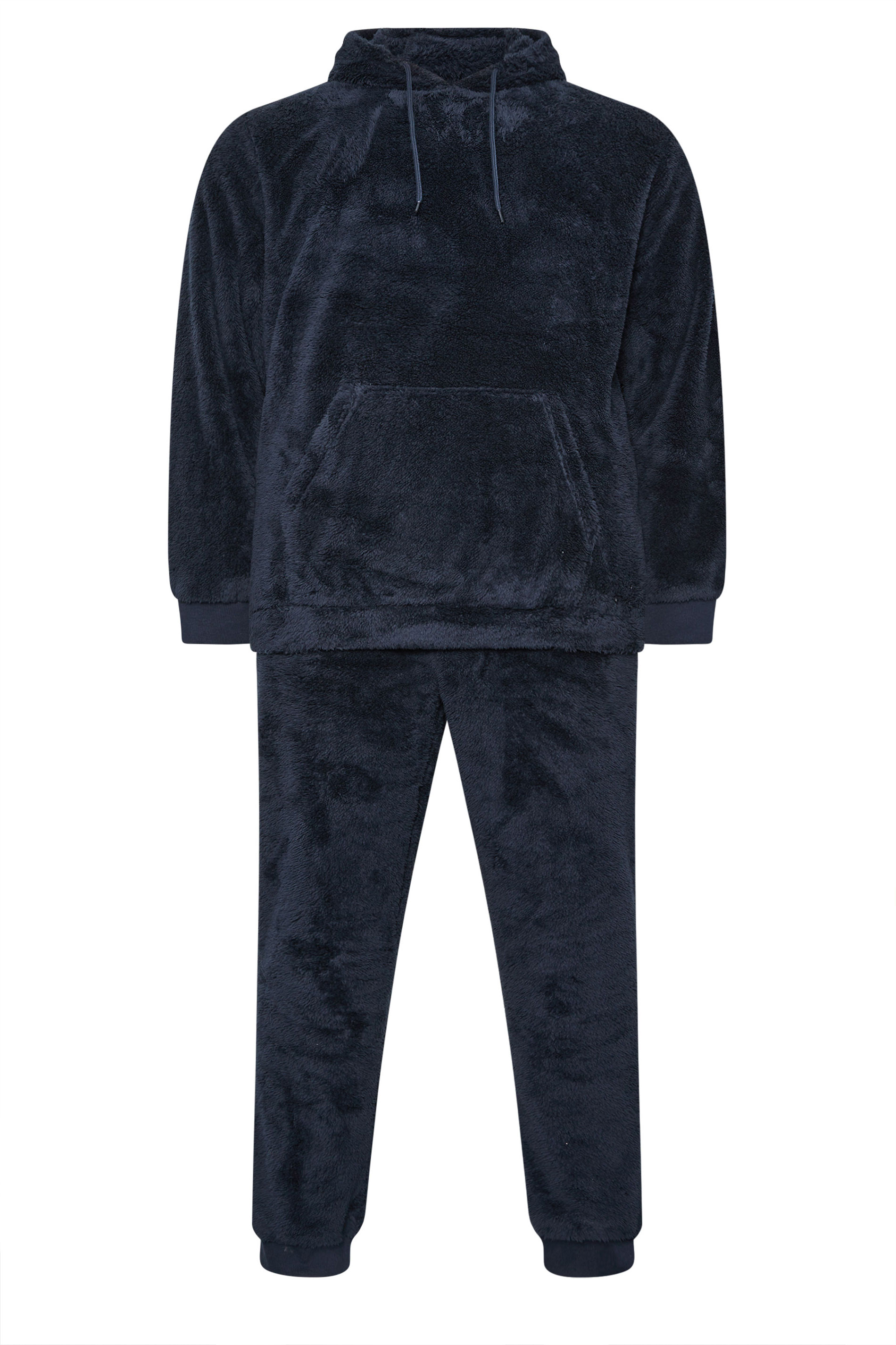 BadRhino Big & Tall Navy Blue Fleece Lounge Set | BadRhino 6