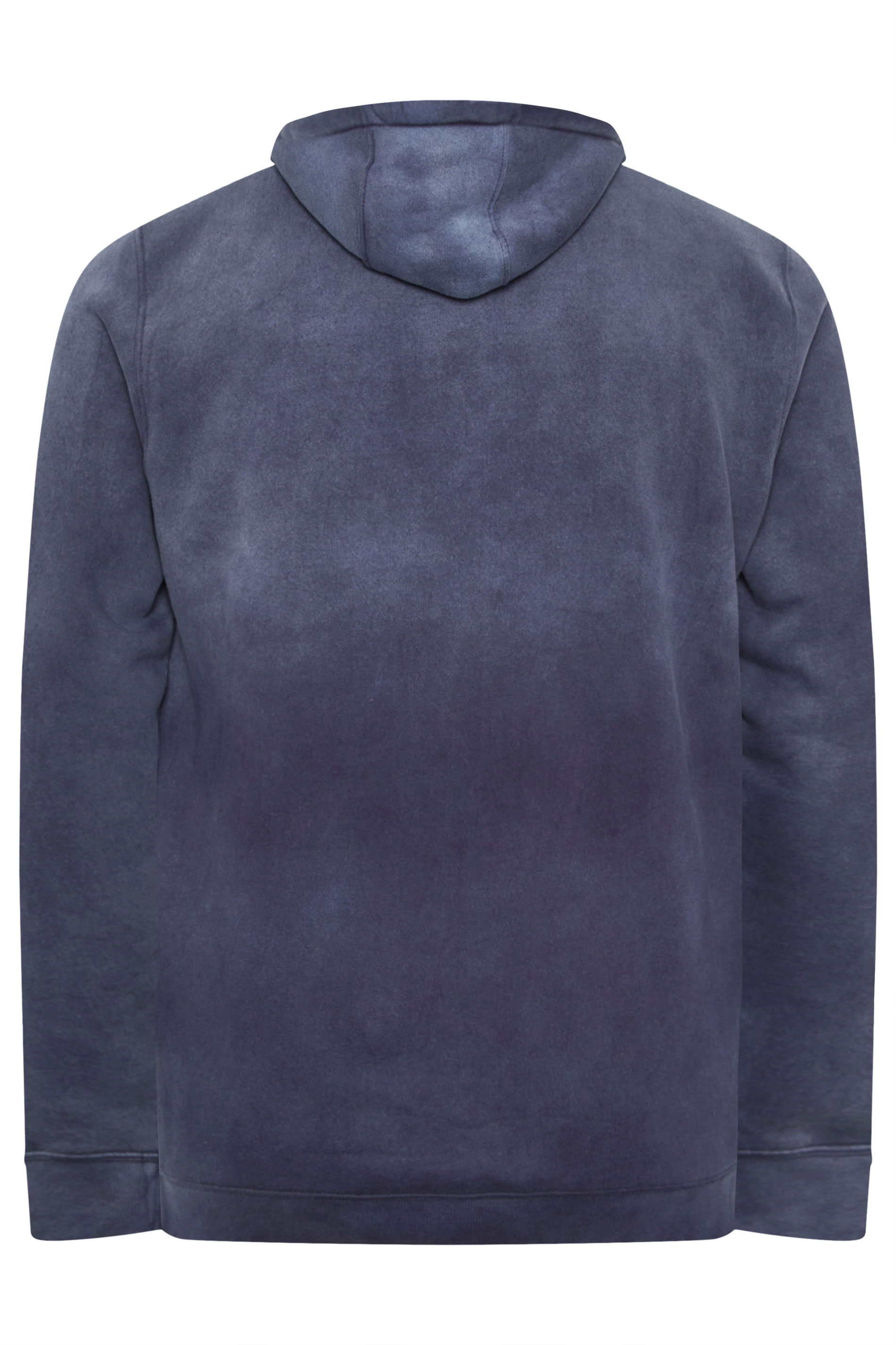BadRhino Big & Tall Navy Blue Sun Bleached Hoodie | BadRhino 7
