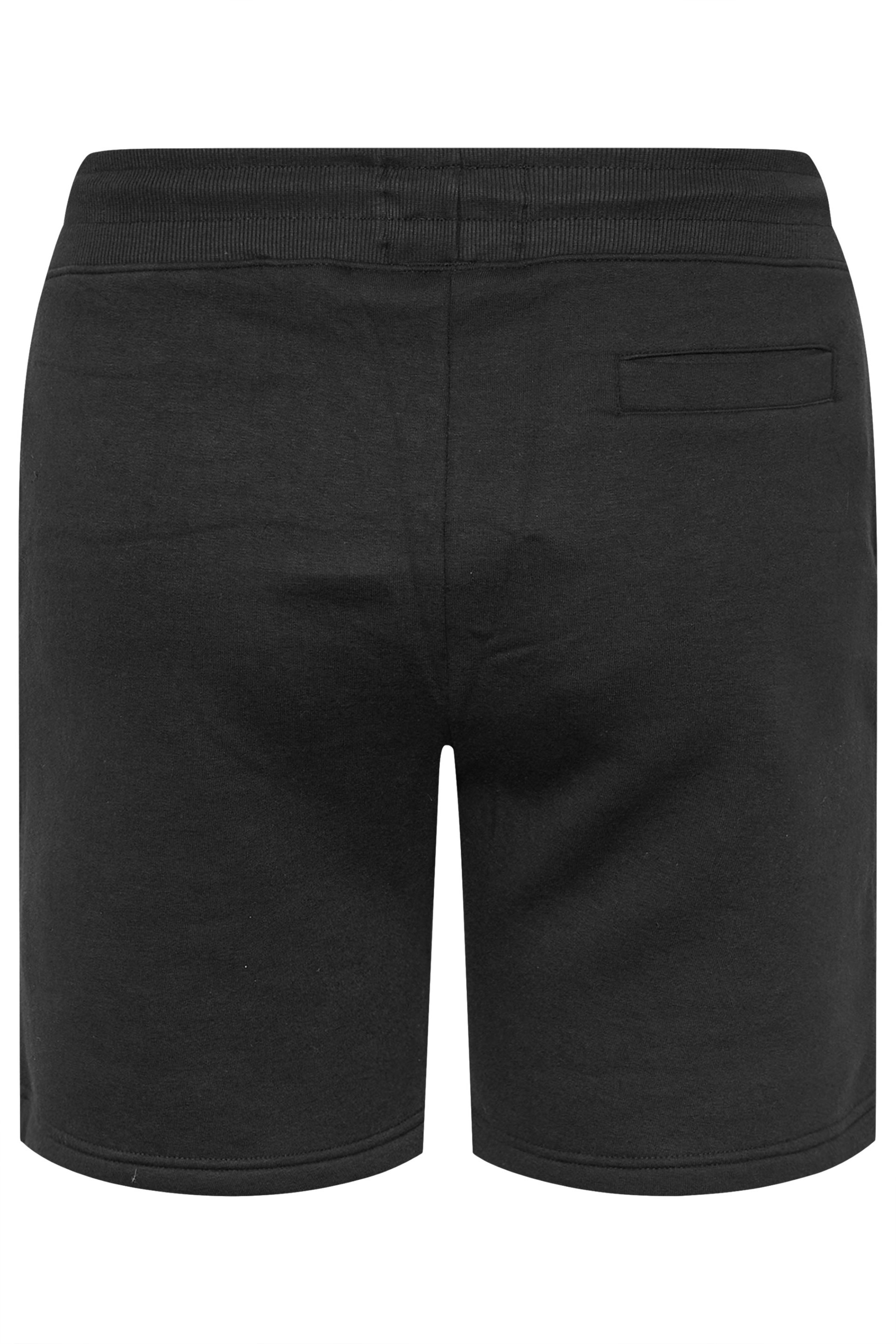 IronRhino Big & Tall Black 'Rest Day' Shorts 8