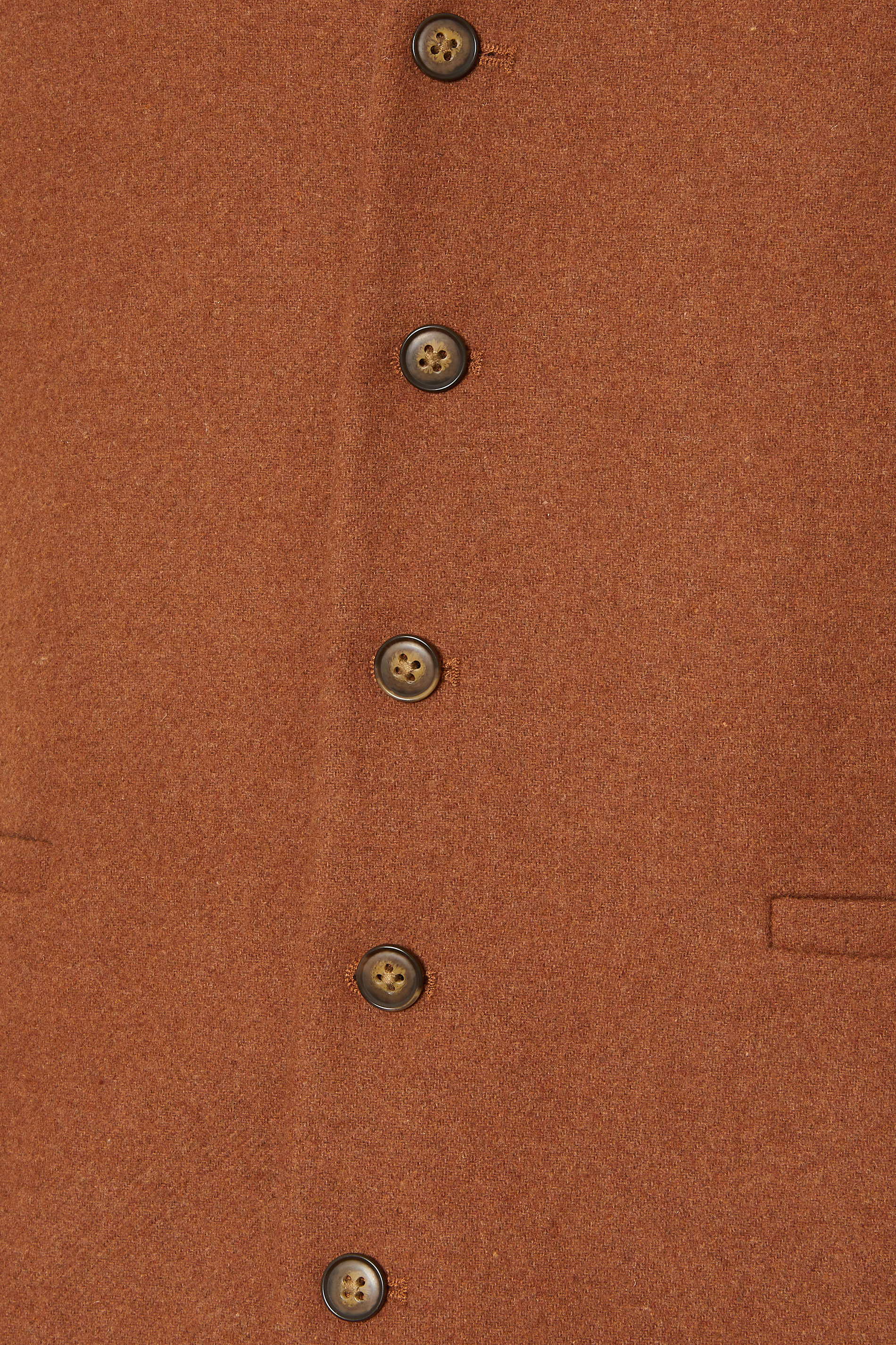 BadRhino Tailoring Big & Tall Rust Orange Tweed Waistcoat | BadRhino 8