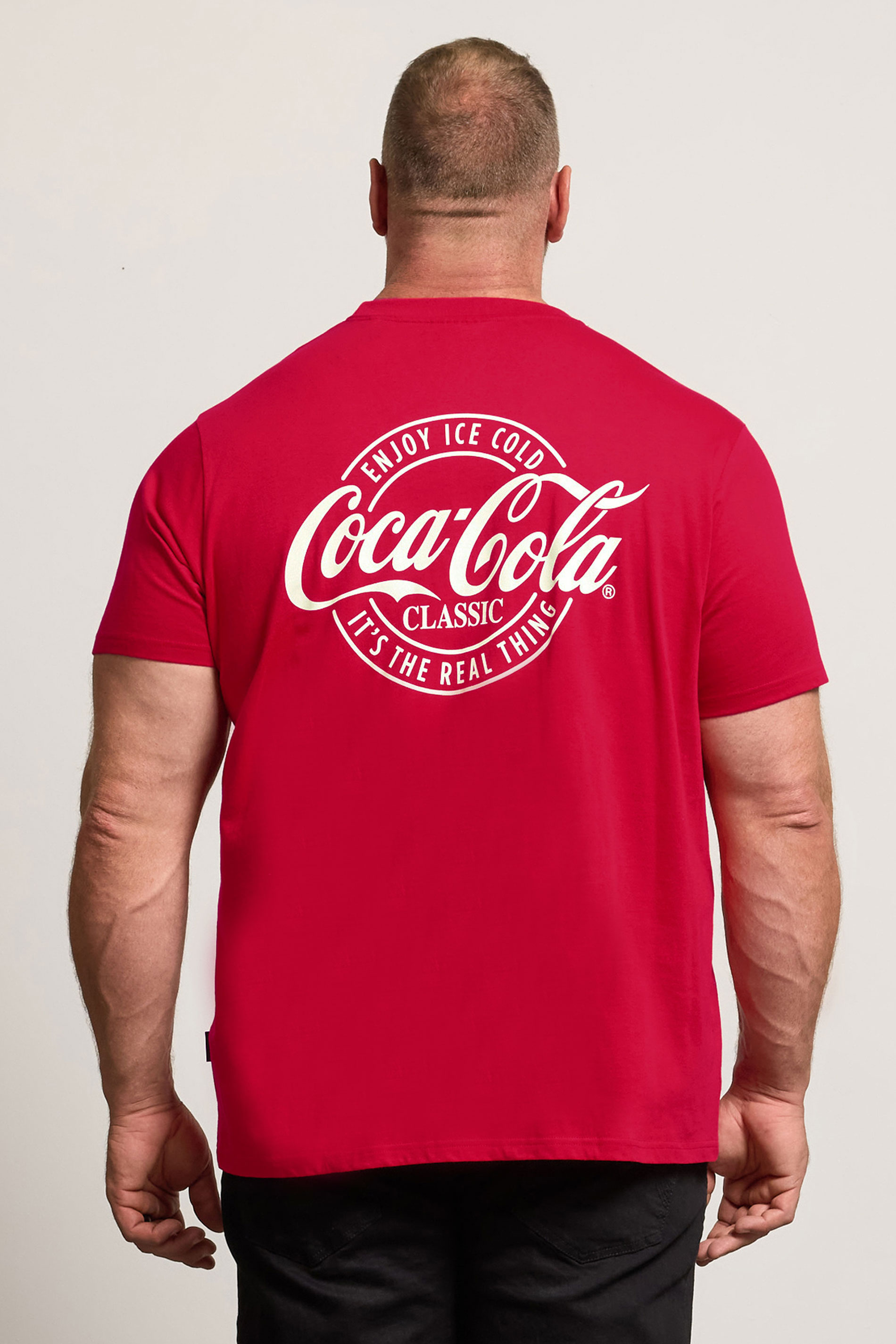BadRhino Big & Tall Red Coca Cola Graphic T-Shirt | BadRhino 4