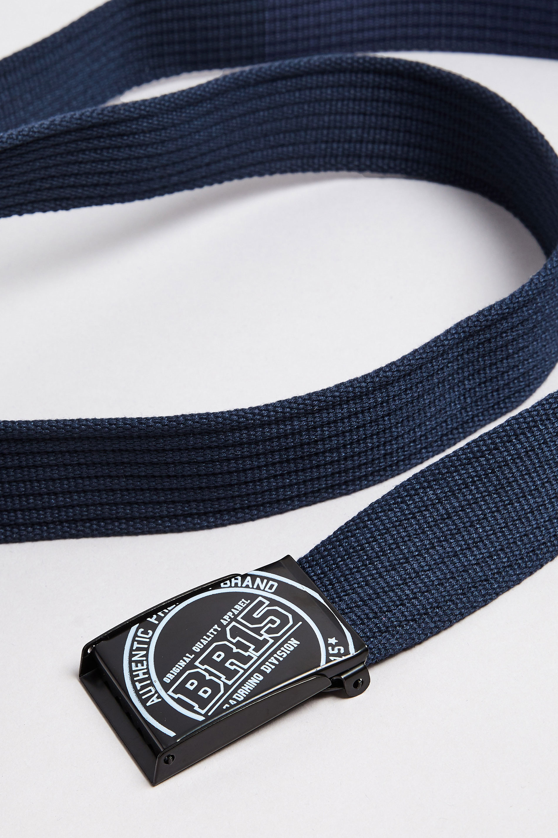 BadRhino Navy Blue Ribbed Webbing Belt 3