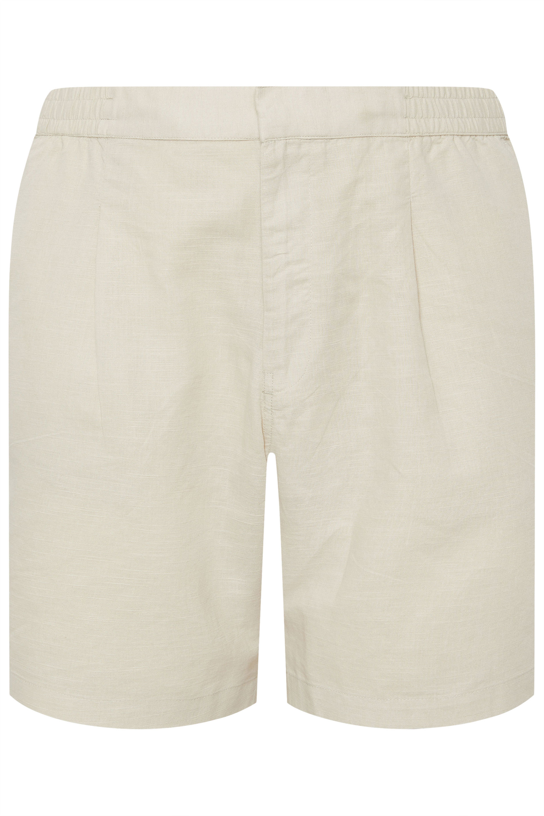 BadRhino Big & Tall Natural Brown Linen Shorts | BadRhino 7