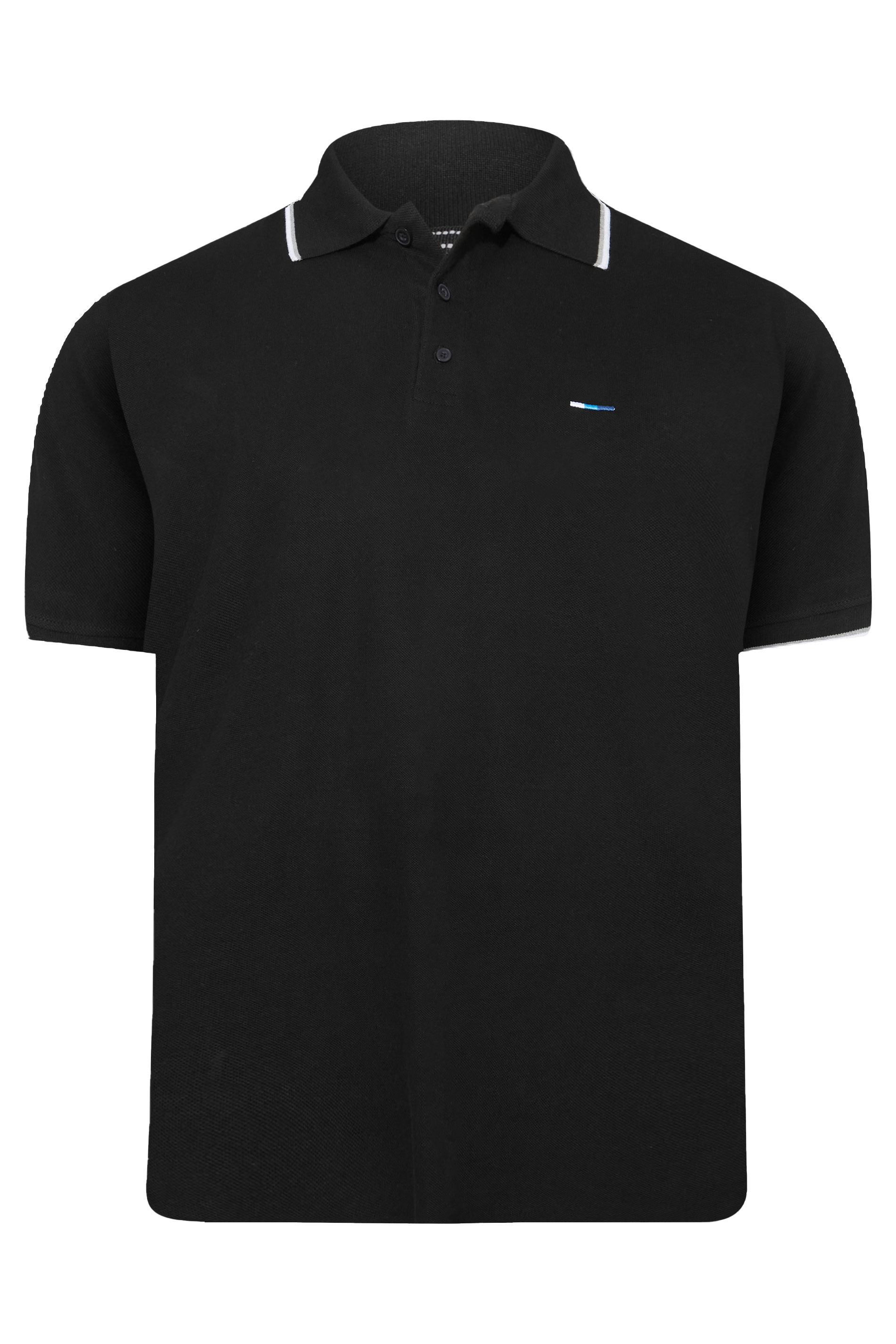 BadRhino Big & Tall 2 PACK Black and Navy Blue Tipped Polo | BadRhino 10