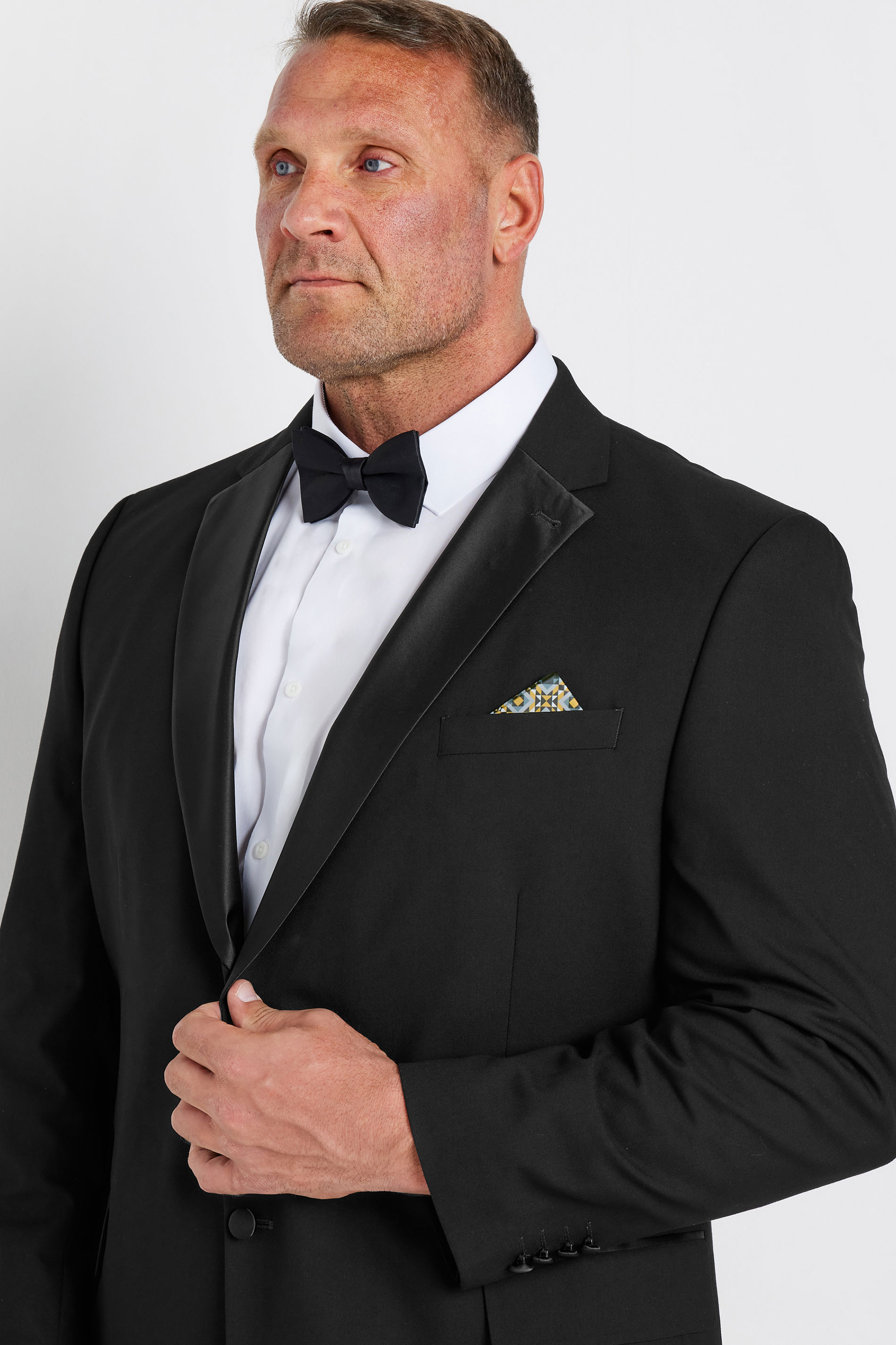 BadRhino Tailoring Big & Tall Black Dinner Jacket | BadRhino 4
