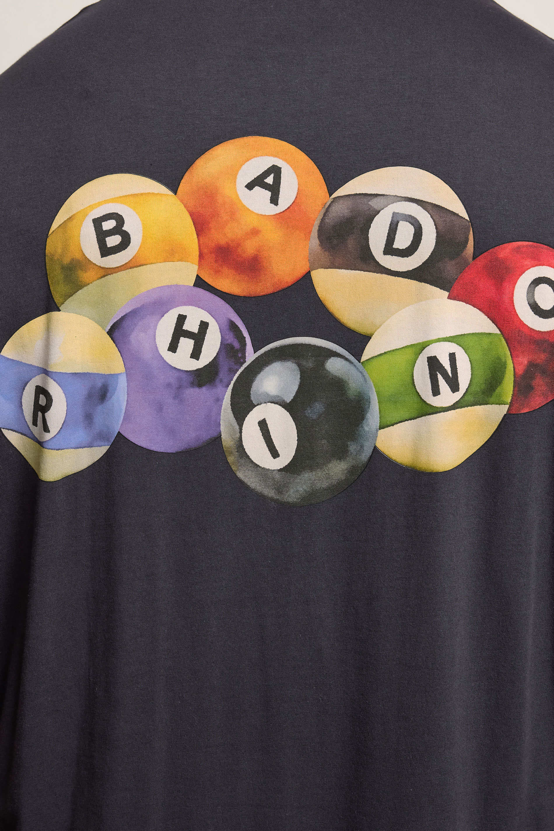 BadRhino Big & Tall Grey Billiards Club Graphic T-Shirt | BadRhino 4