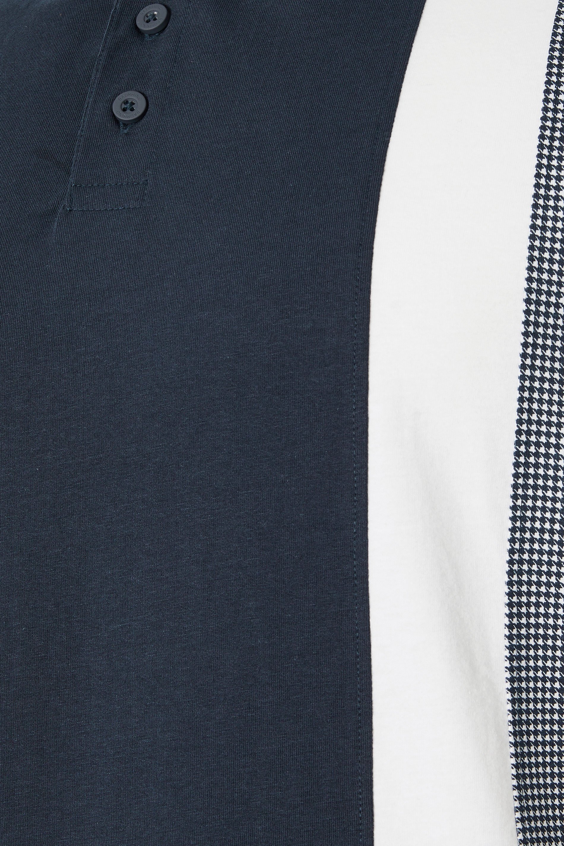 BadRhino Big & Tall Navy Blue Cut & Sew Tipped Polo Shirt | BadRhino 5