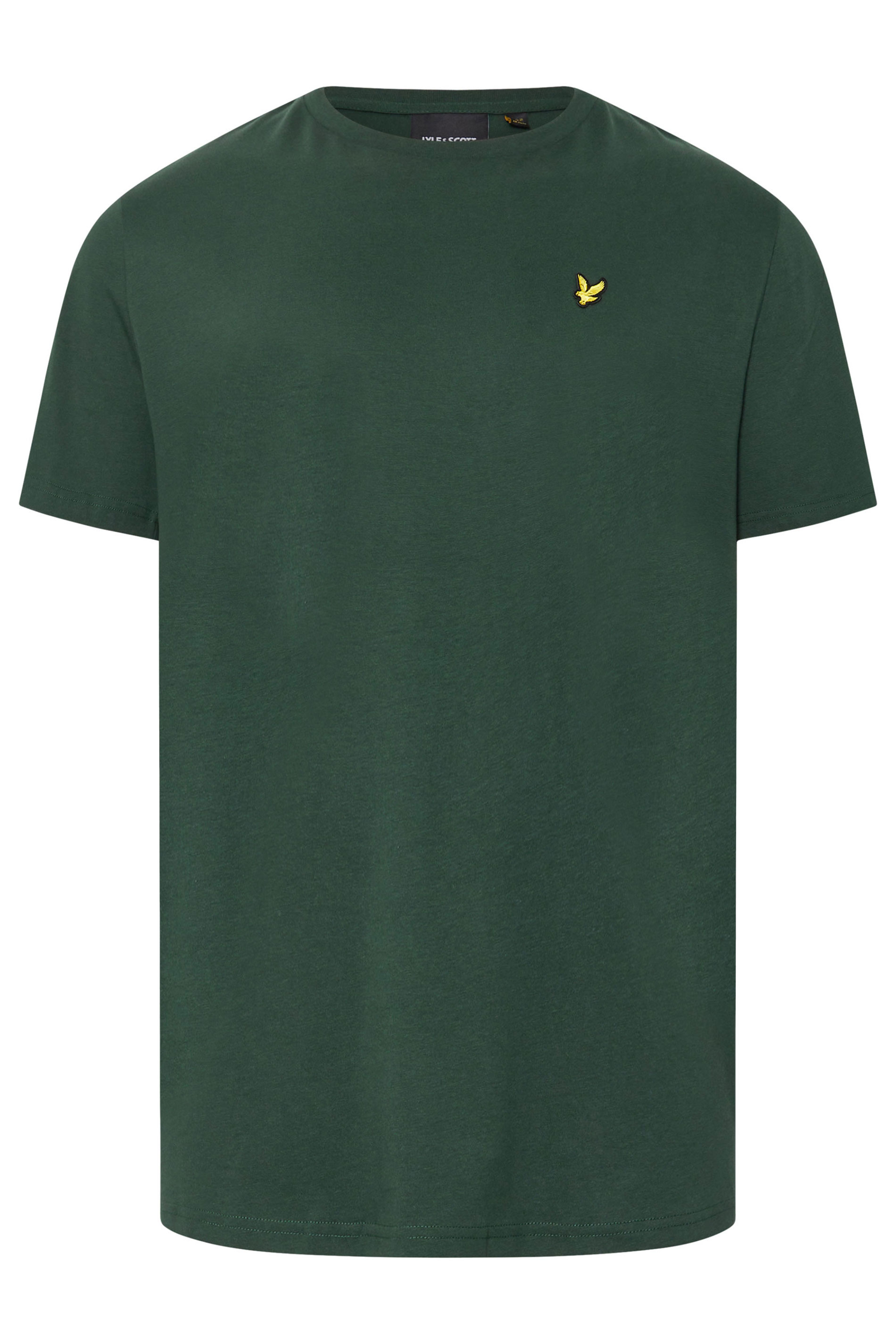 LYLE & SCOTT Big & Tall Teal Blue Plain T-Shirt | BadRhino 3