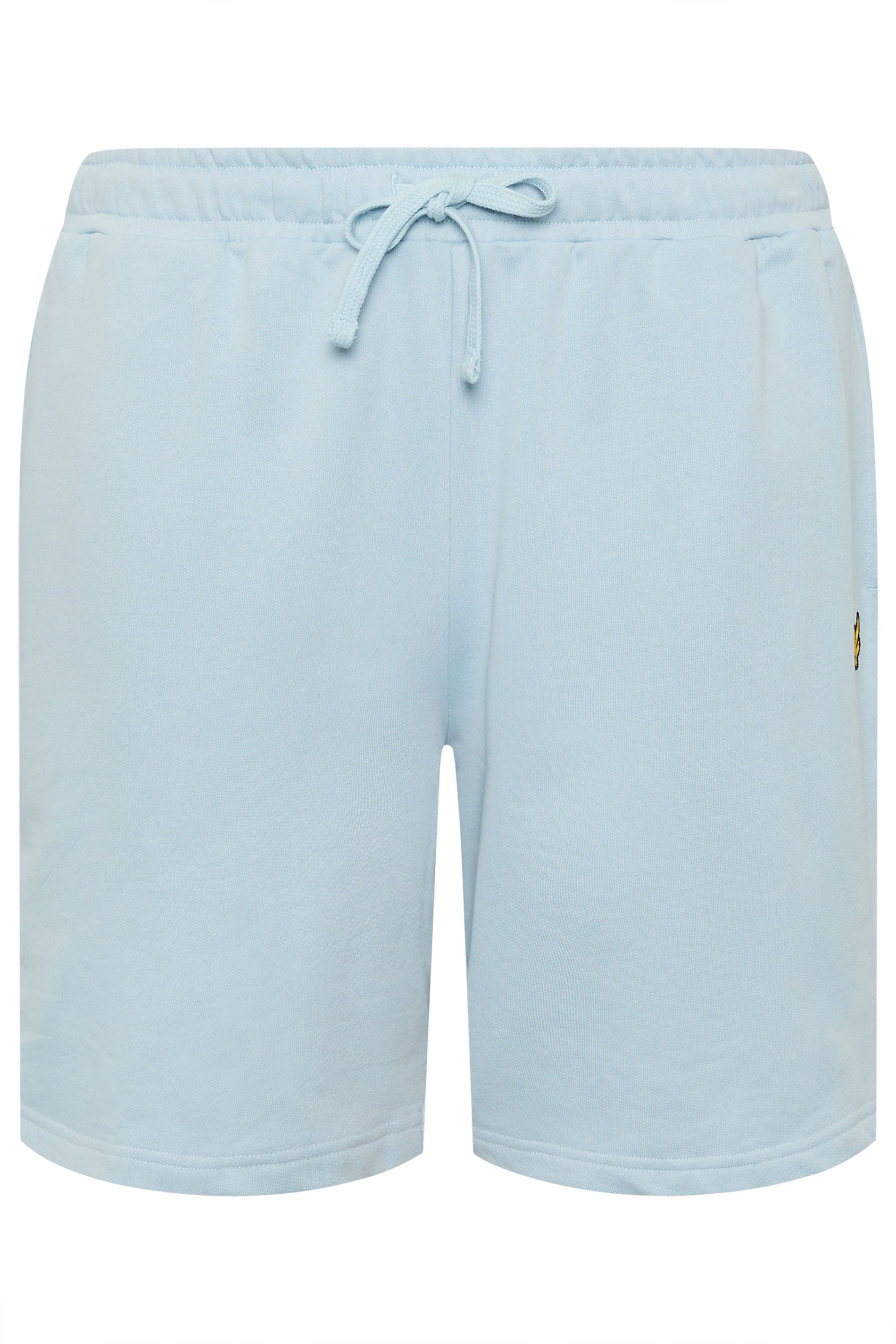 LYLE & SCOTT Big & Tall Opal Blue Jogger Shorts | BadRhino 2