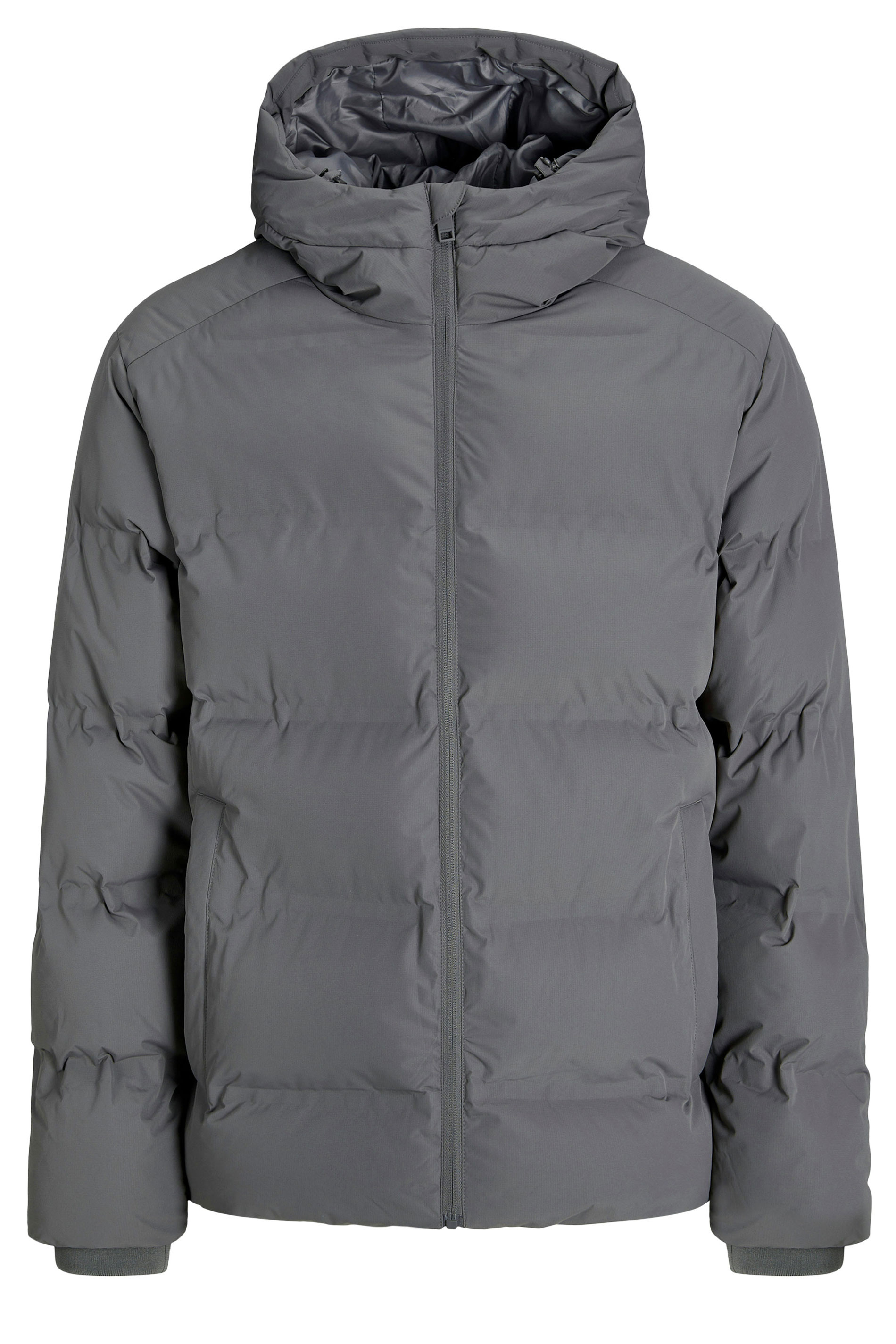 JACK & JONES Big & Tall Grey Puffer Jacket | BadRhino 3