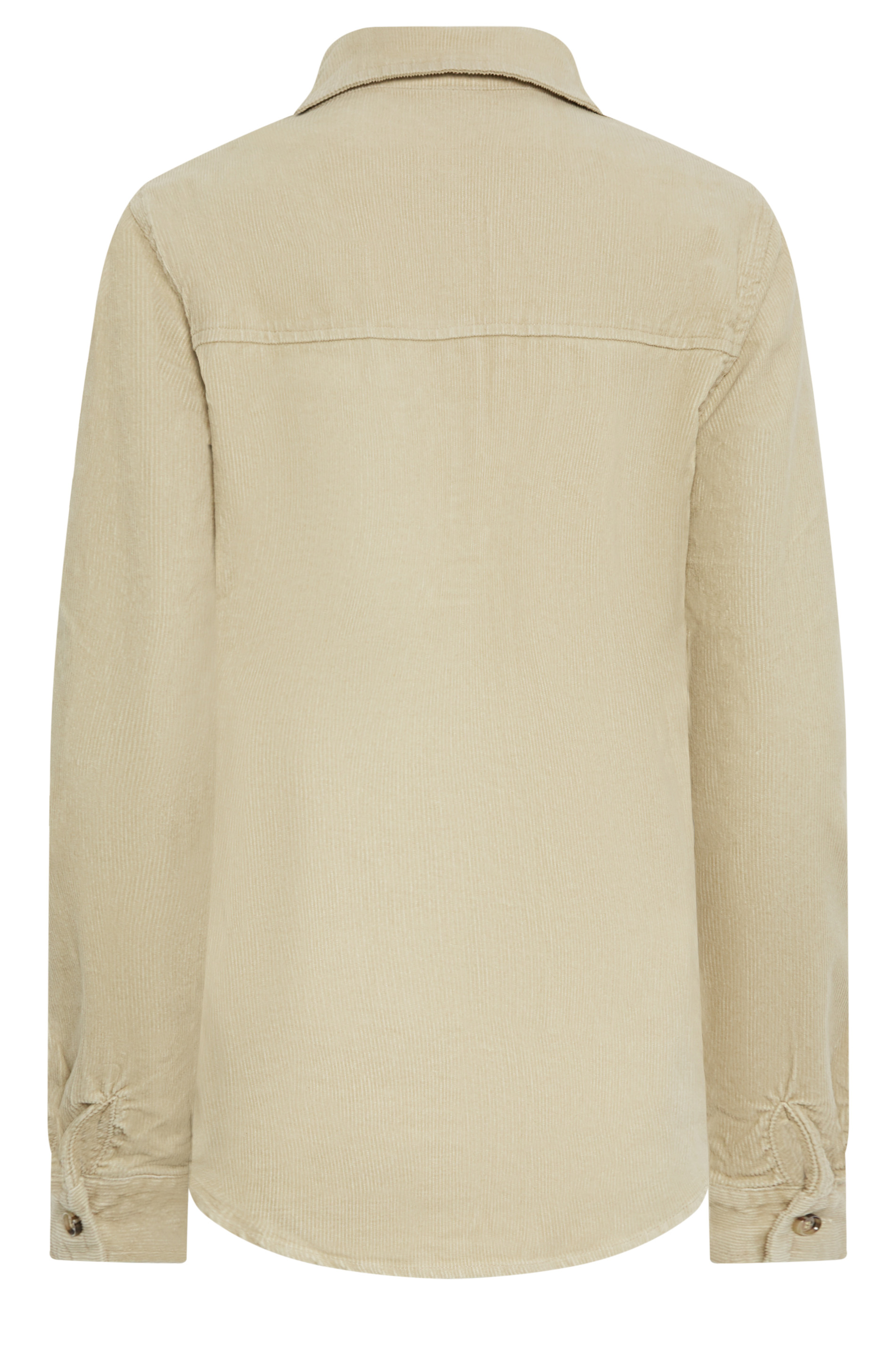 LTS Tall Cream Cord Shirt | Long Tall Sally 7