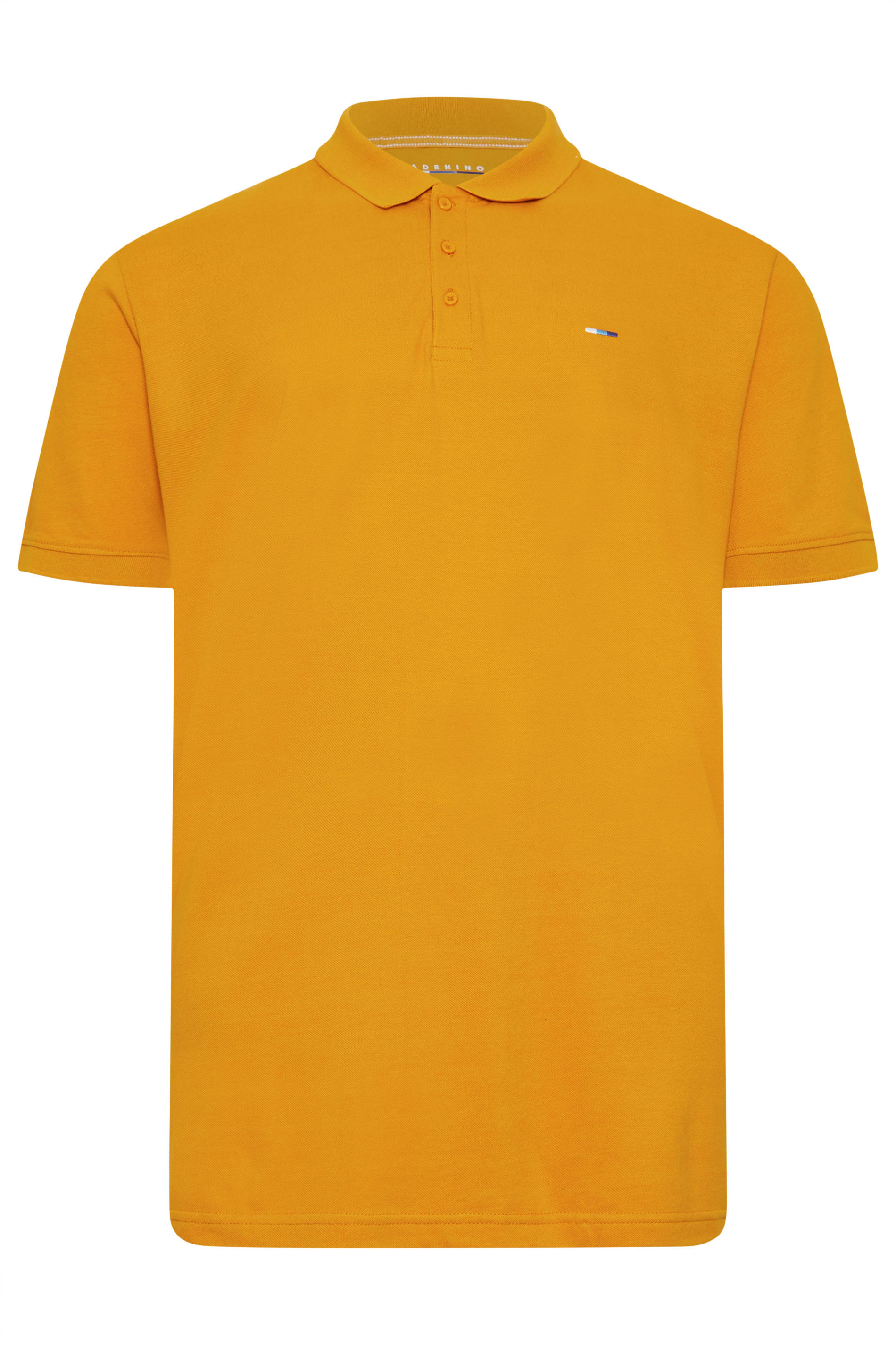 BadRhino Big & Tall Mustard Yellow Polo Shirt | BadRhino 7