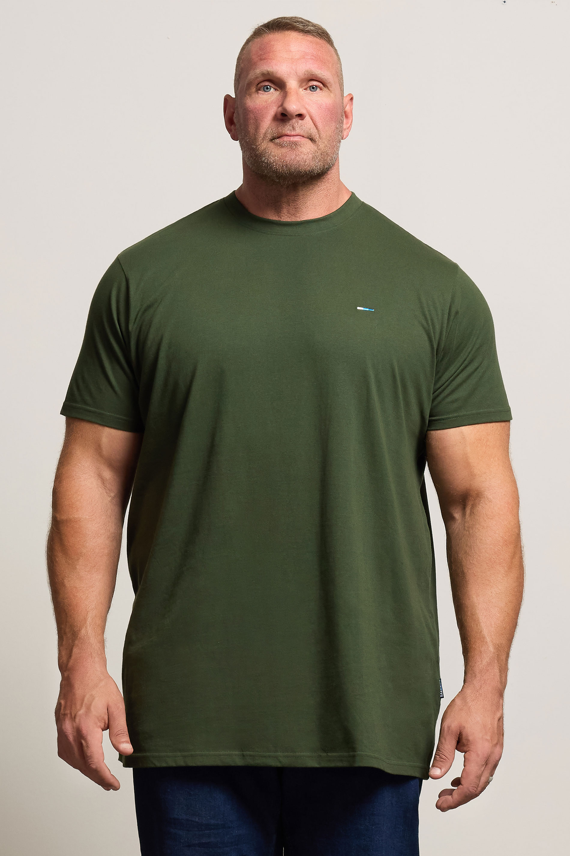 BadRhino Big & Tall Dark Green Extra Long Core T-Shirt | BadRhino 1