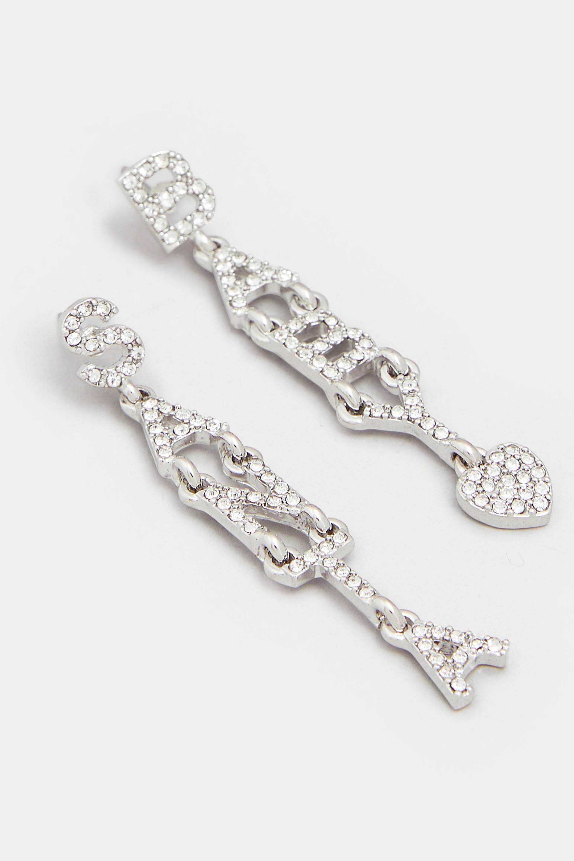 Gold Tone 'Santa Baby' Christmas Novelty Earrings | Yours Clothing 3