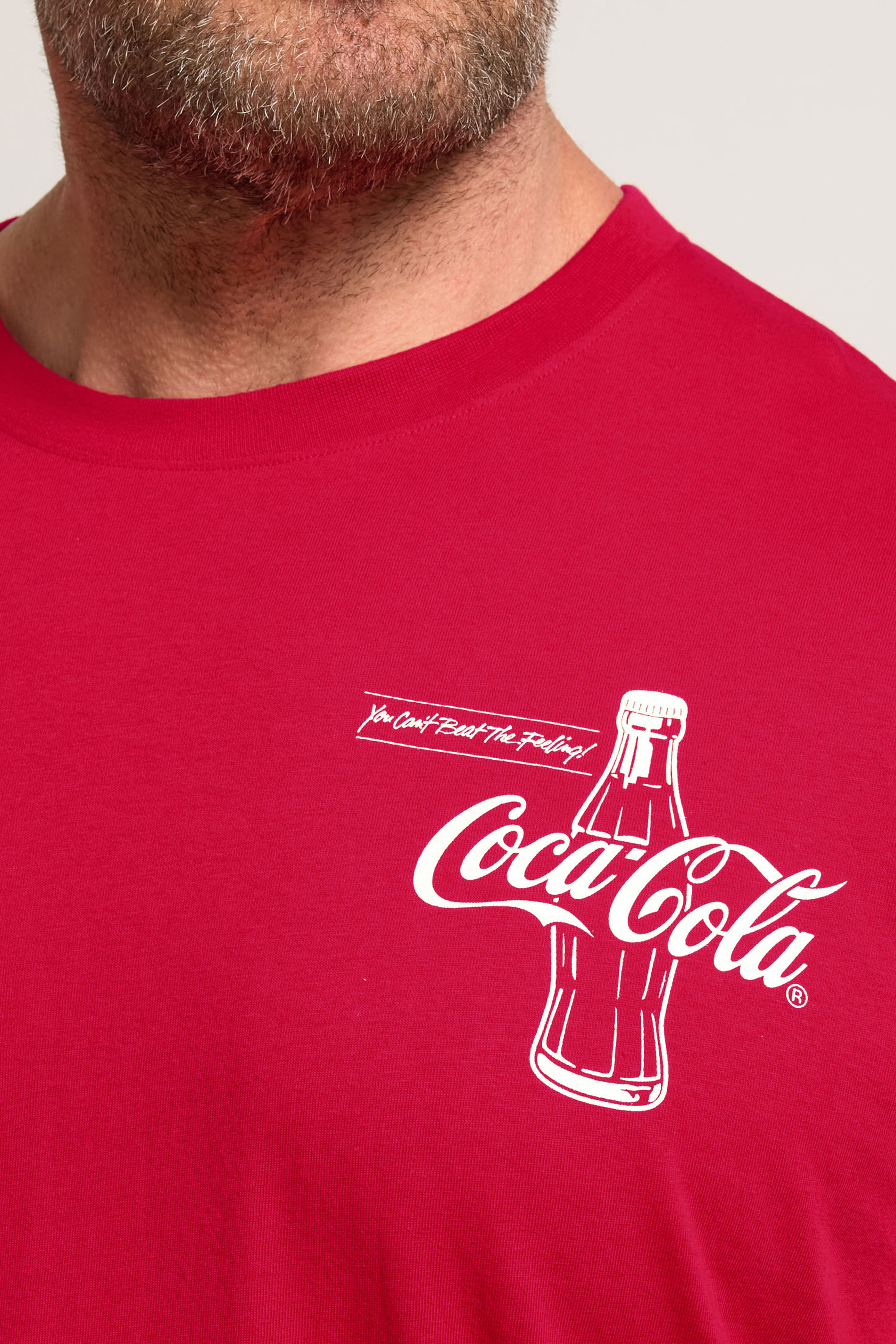BadRhino Big & Tall Red Coca Cola Graphic T-Shirt | BadRhino 5