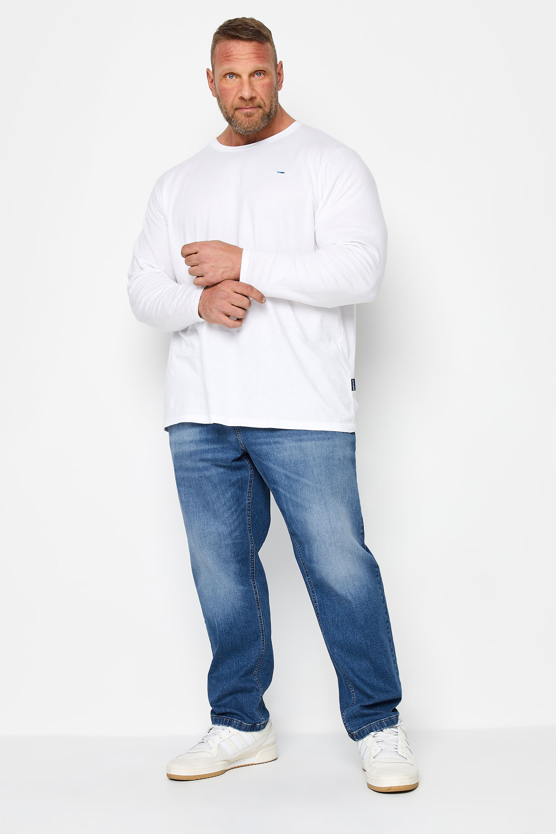 BadRhino Big & Tall Blue Light Wash Stretch Jeans | BadRhino 2