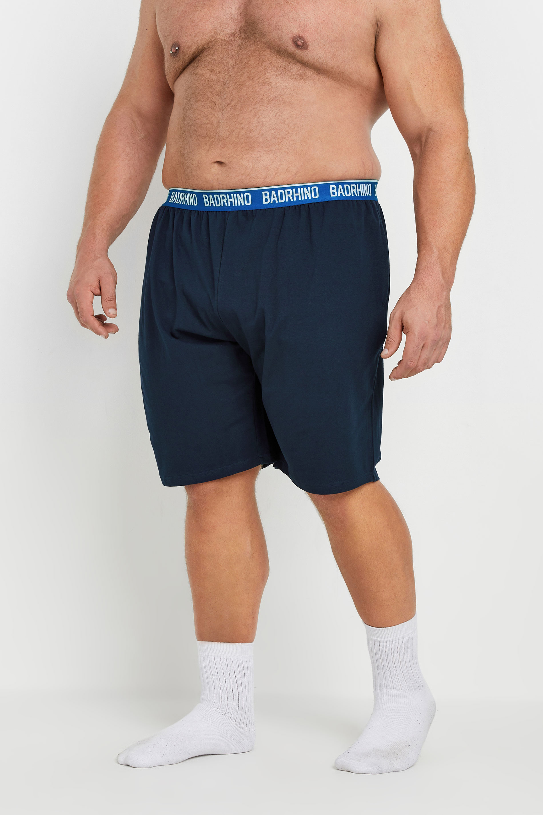BadRhino 2 PACK Navy Blue Lounge Shorts | BadRhino 4