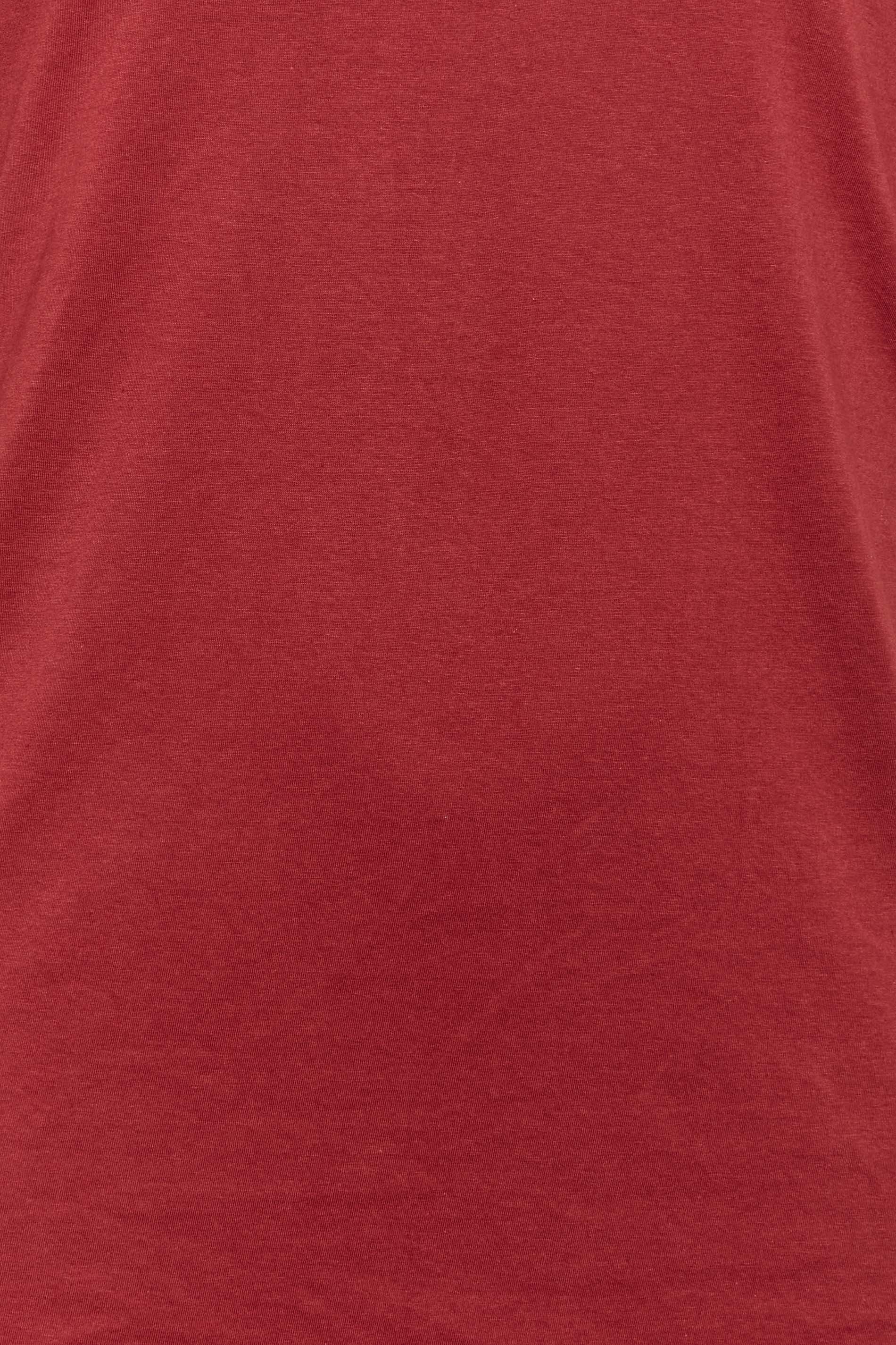 D555 Big & Tall Burgundy Red Duke Basic T-Shirt | BadRhino 2