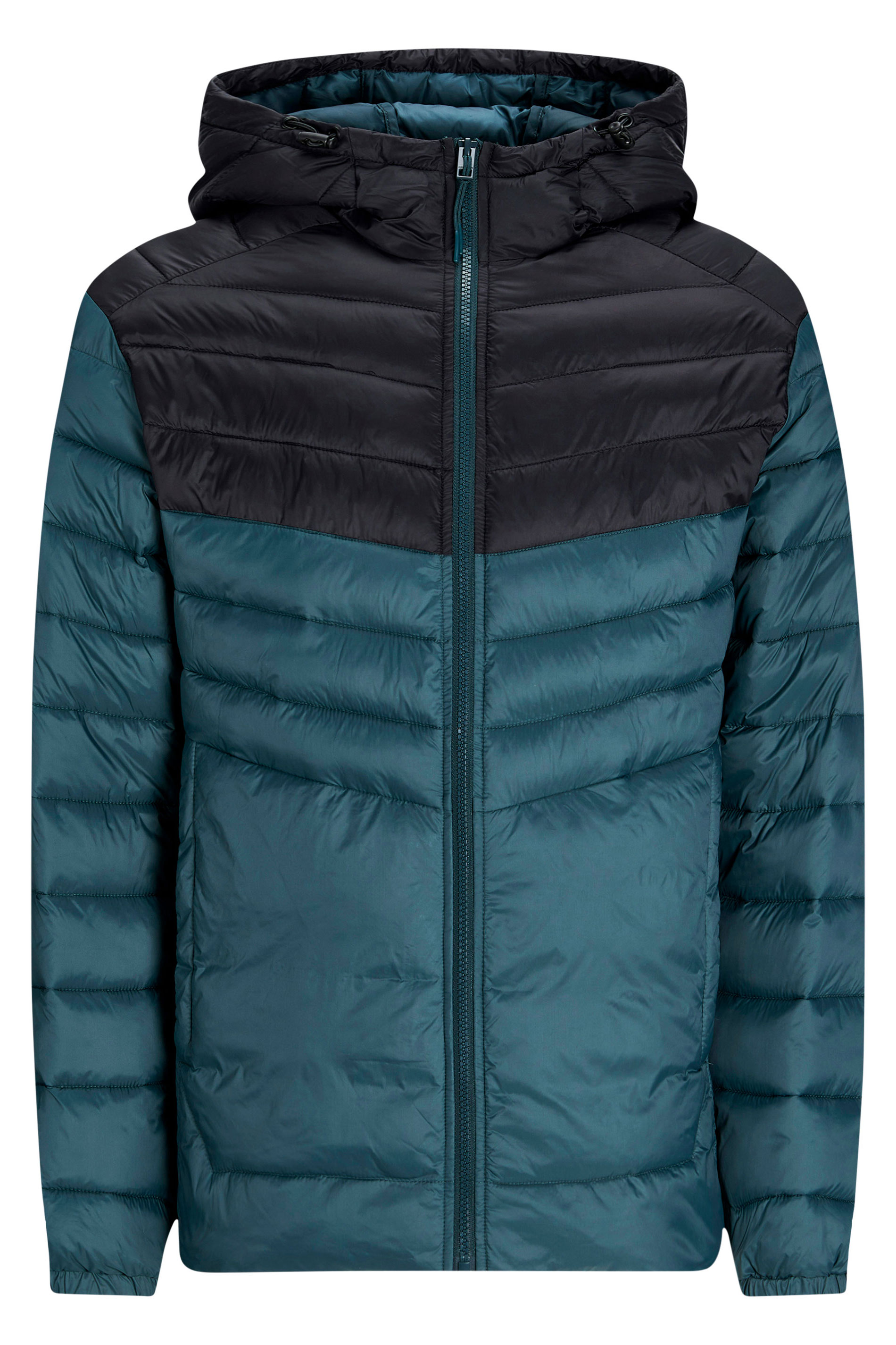 JACK & JONES Big & Tall Forest Green Puffer Jacket | BadRhino 2