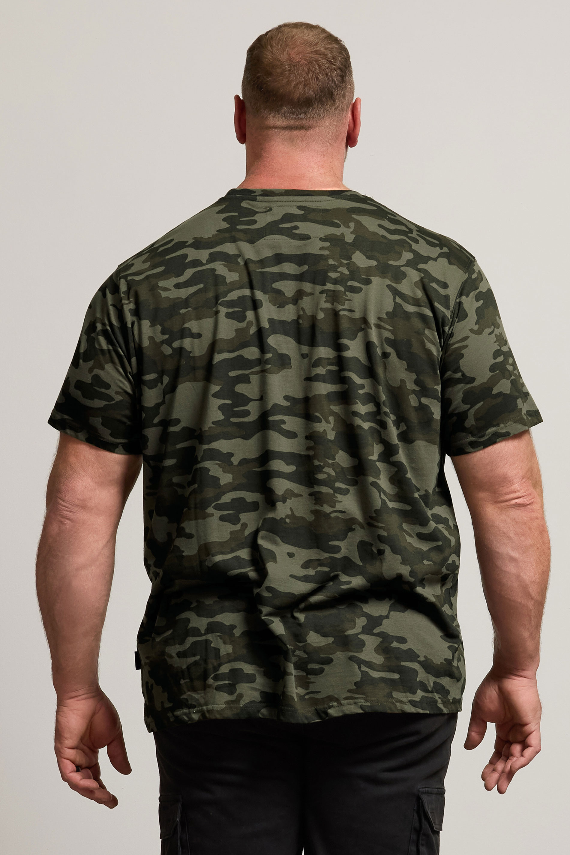 BadRhino Green Camo Print Crew Neck T-Shirt | BadRhino 4