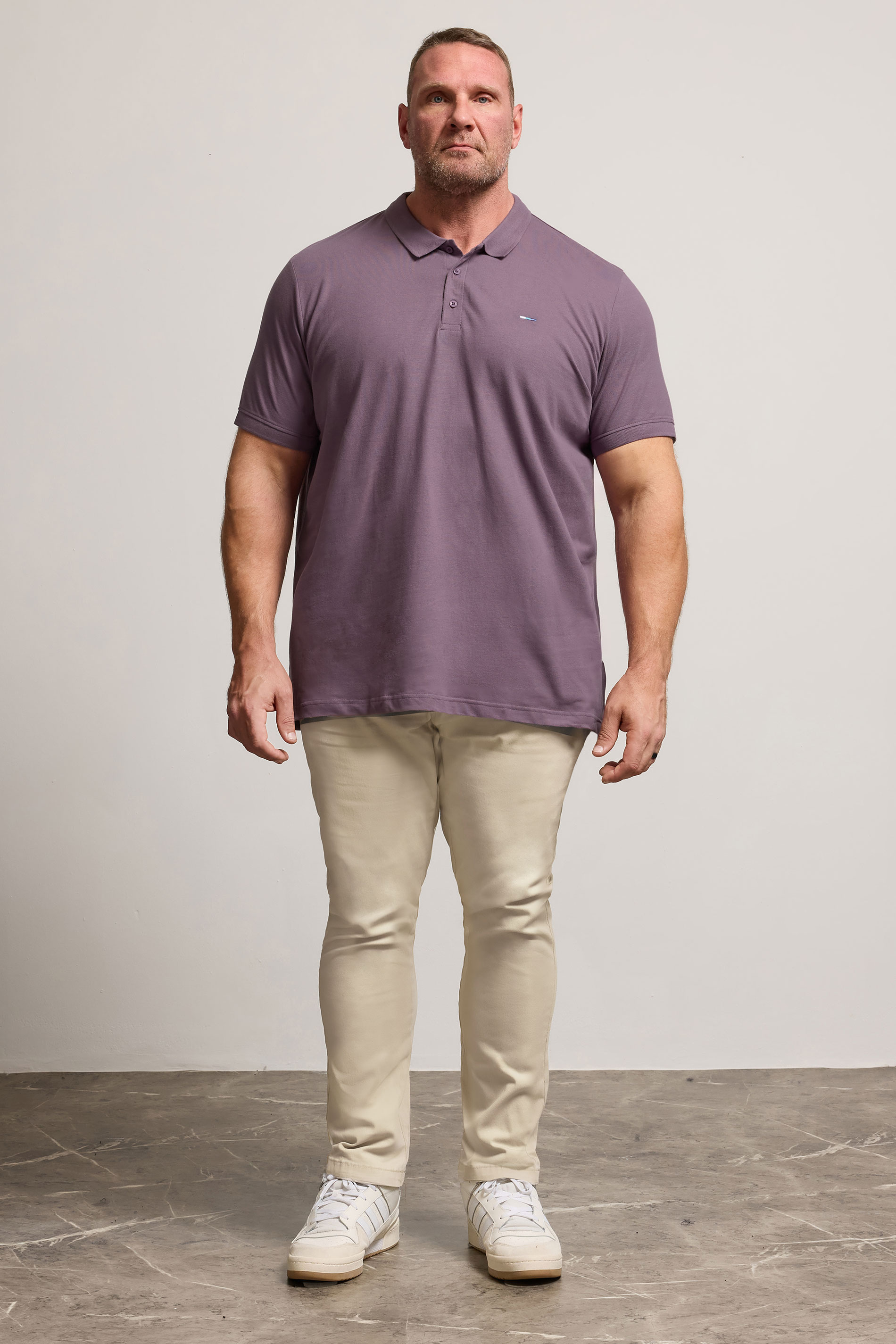 BadRhino Big & Tall Purple Polo Shirt | BadRhino 2