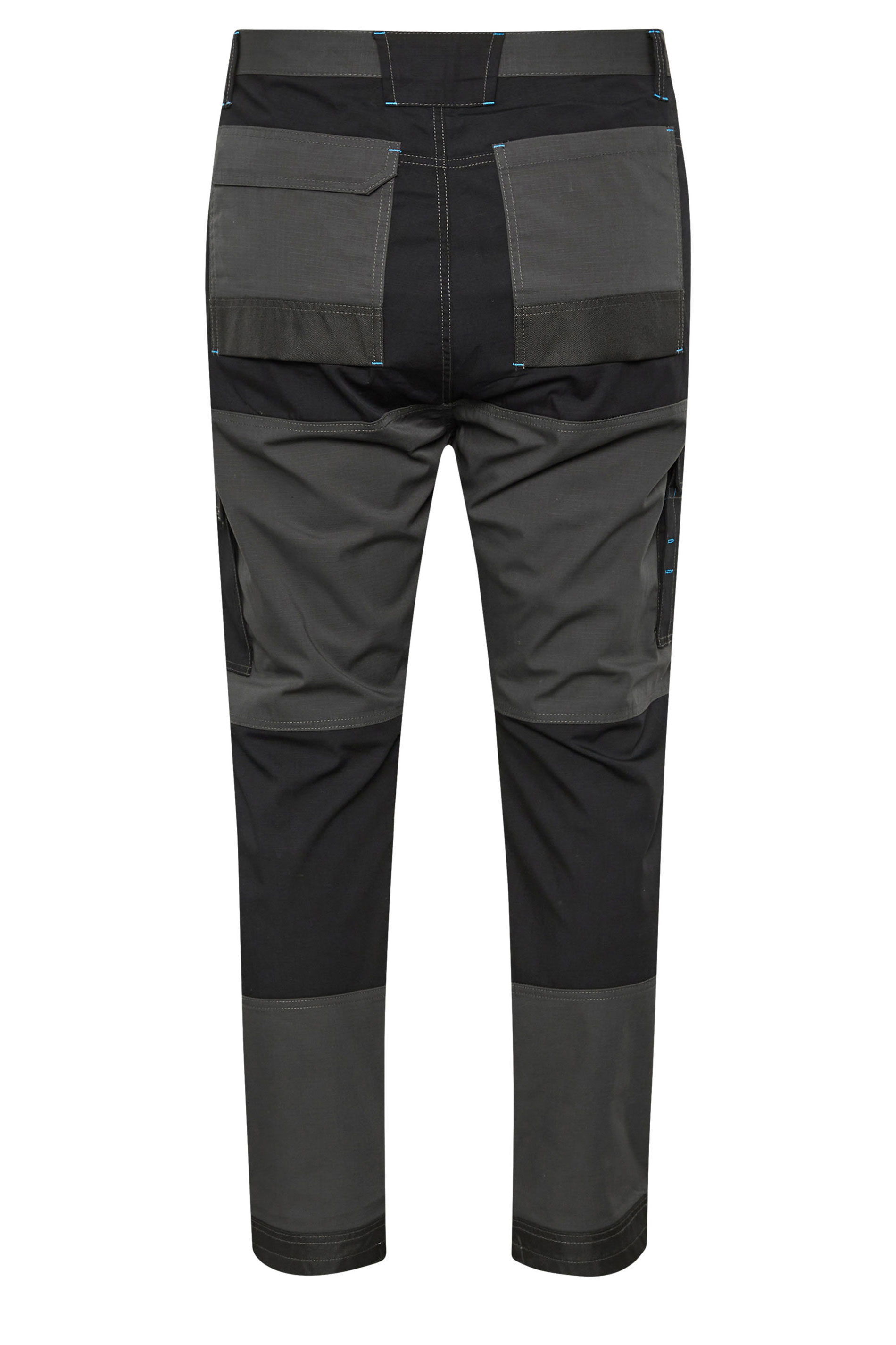 BadRhino Big & Tall Black Workwear Cargo Trousers | BadRhino 11