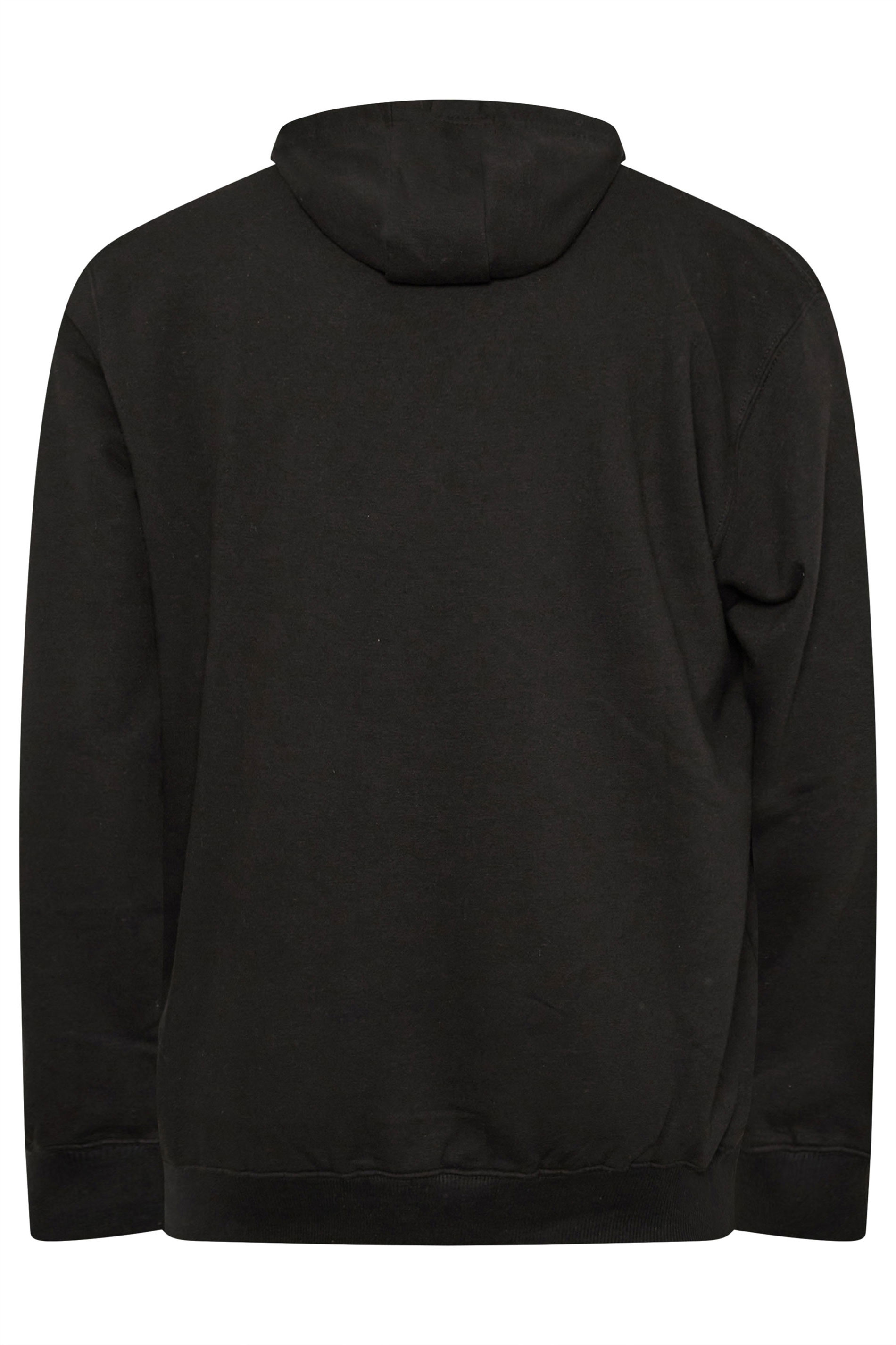 FIRETRAP Big & Tall Black Hoodie | BadRhino 5