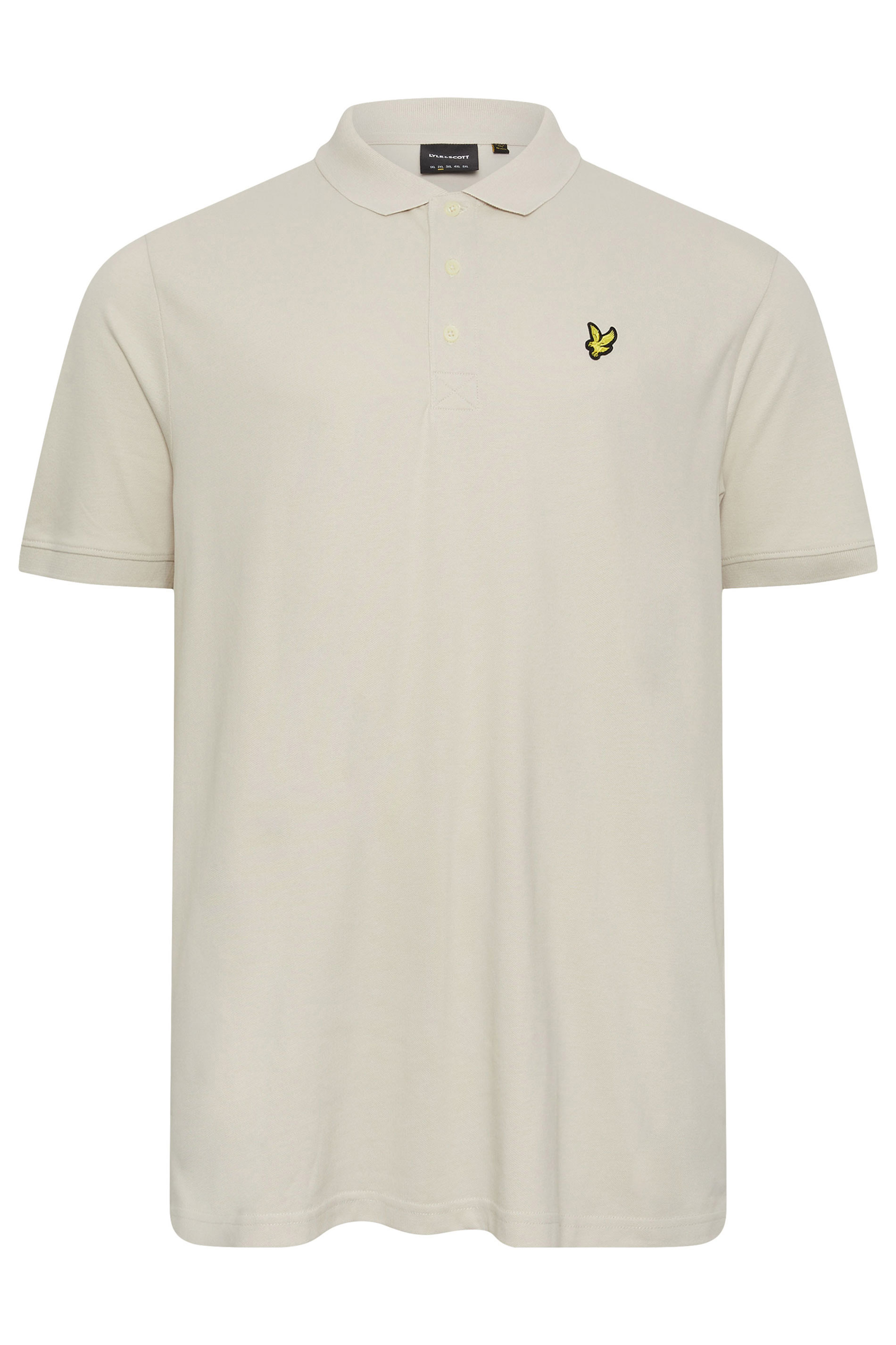 LYLE & SCOTT Big & Tall Cream Core Polo Shirt | BadRhino 1