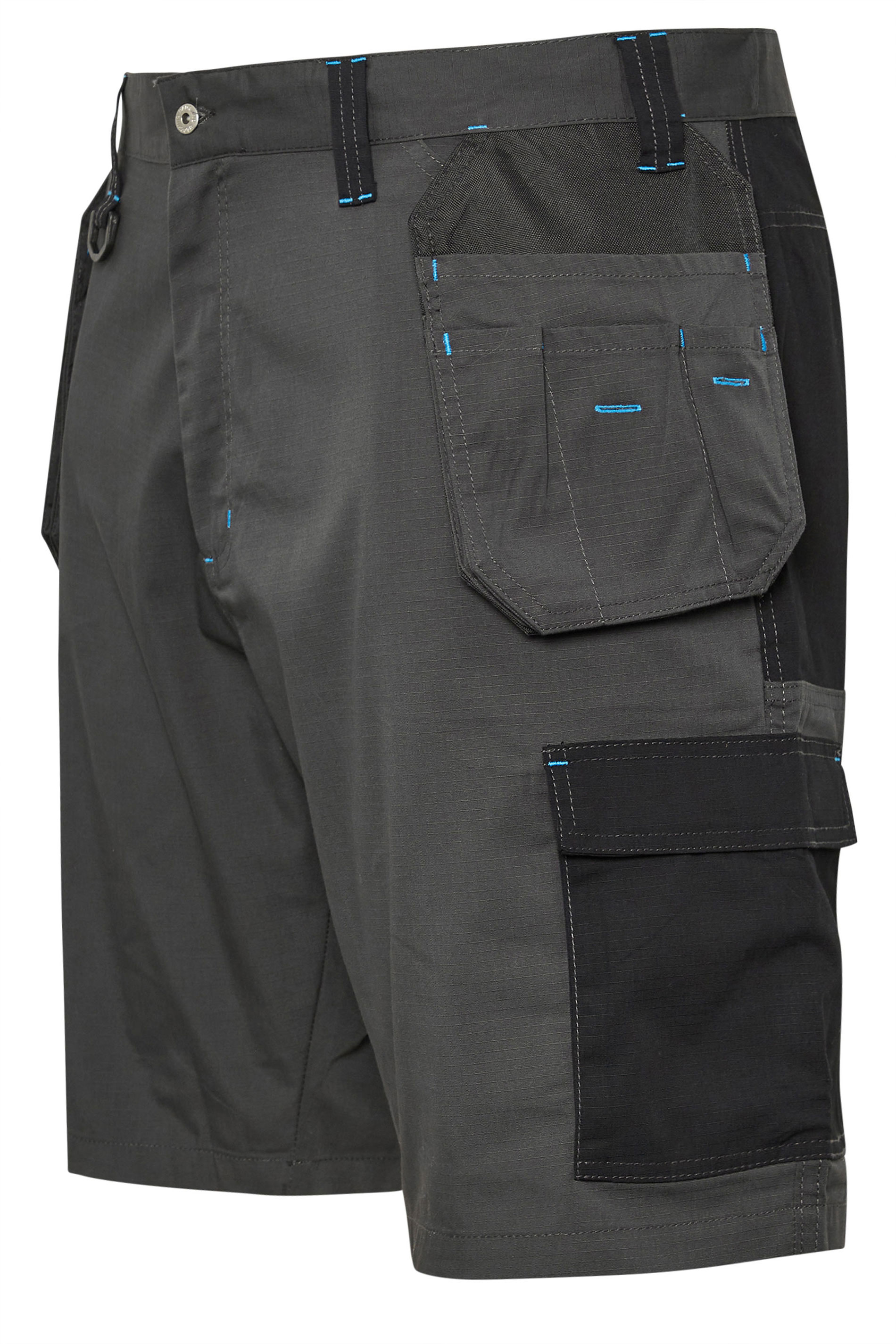 BadRhino Big & Tall Black Workwear Cargo Shorts | BadRhino 9