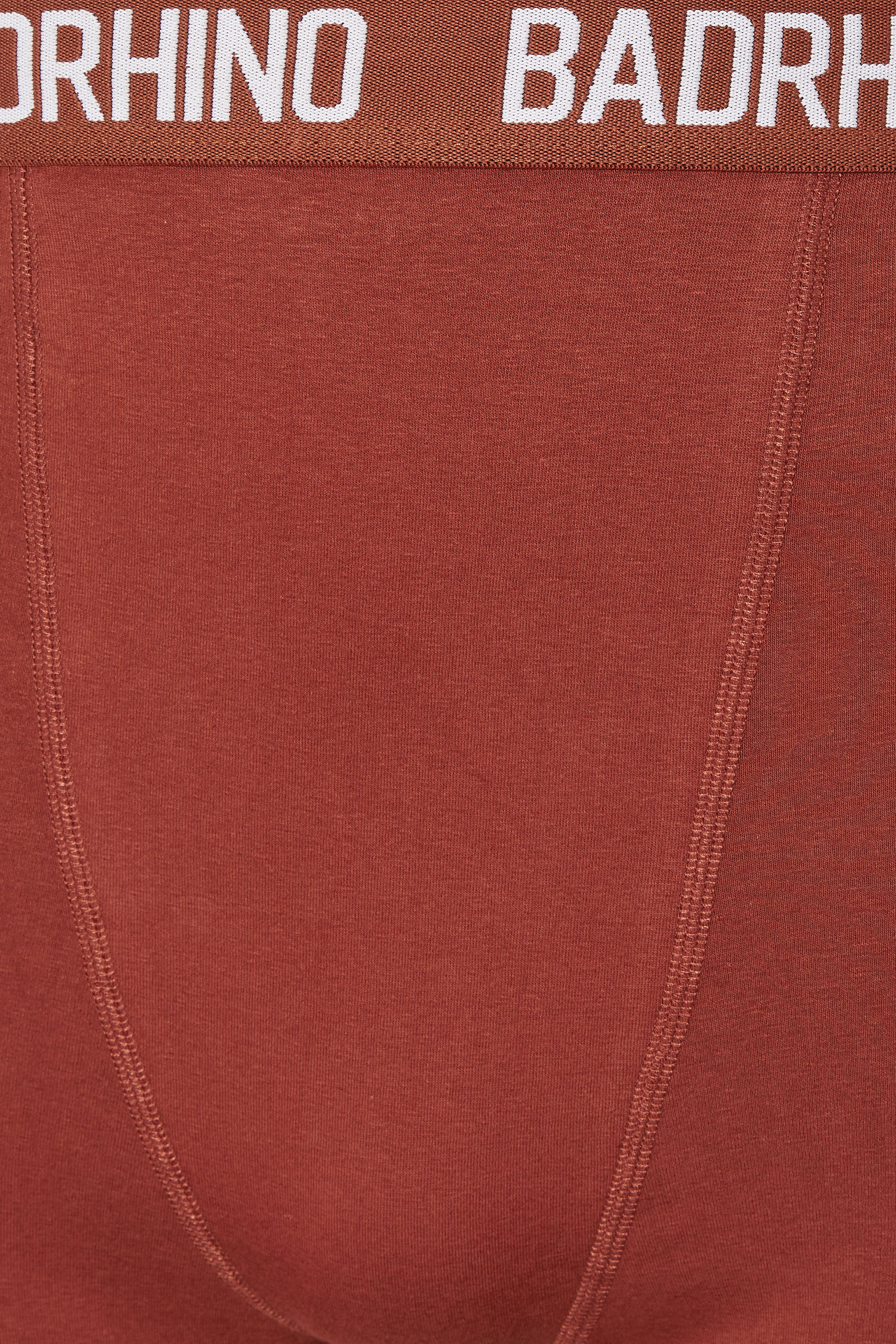 BadRhino 5 PACK Navy Blue/Grey/Green/Burnt Red/Black Boxers | BadRhino 7