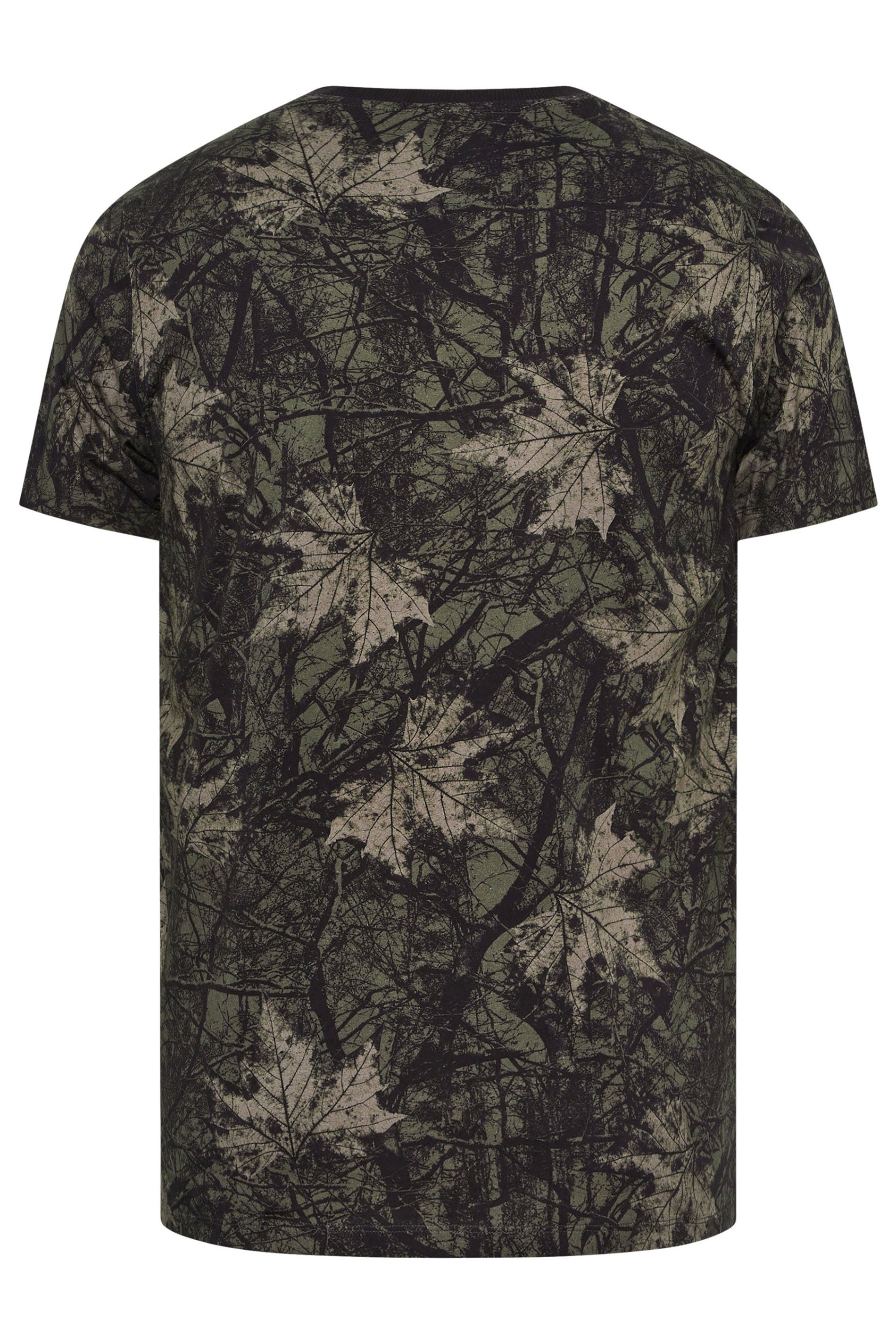 BadRhino Big & Tall Brown Leaf Camouflage T-Shirt | BadRhino 7