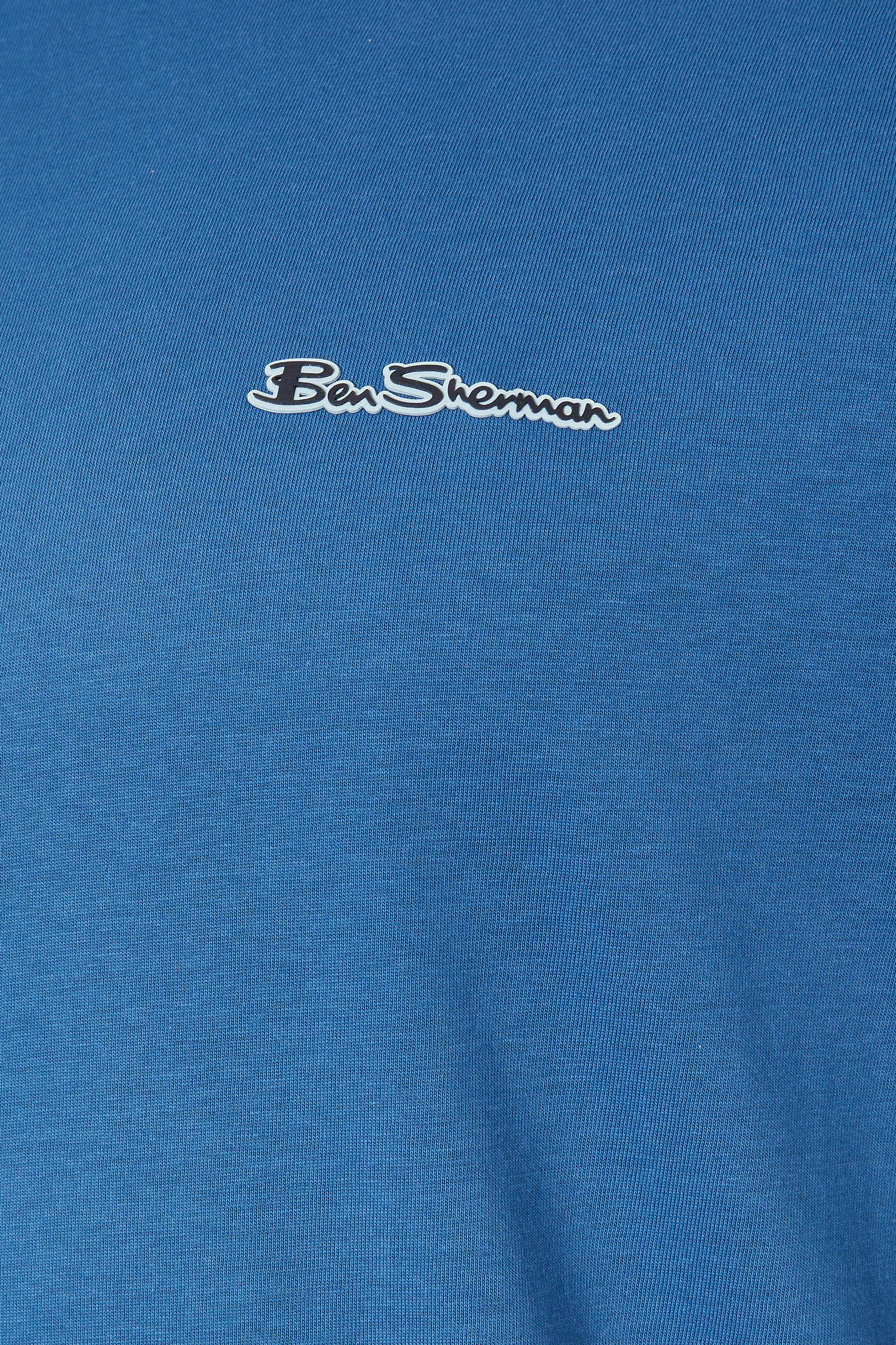 Ben Sherman Big & Tall Cobalt Blue Signature T-Shirt | BadRhino 5