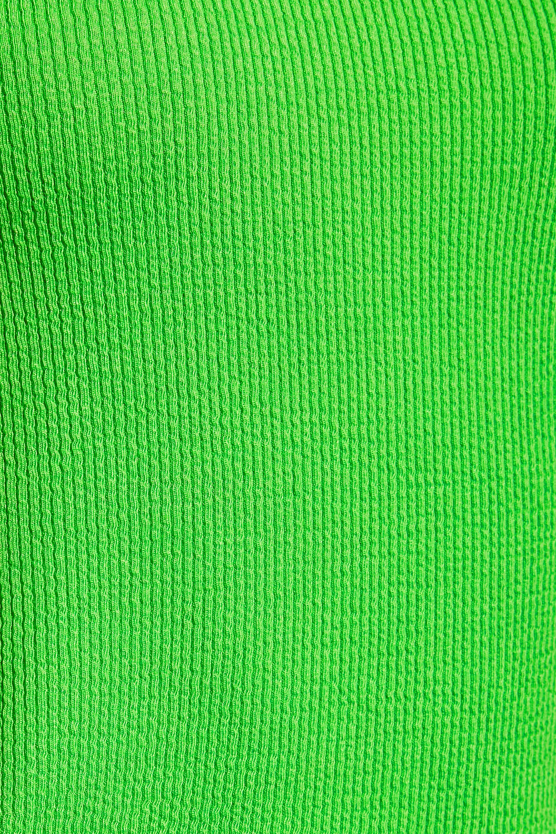 LTS Tall Women's Green One Shoulder Cropped Top | Long Tall Sally 5