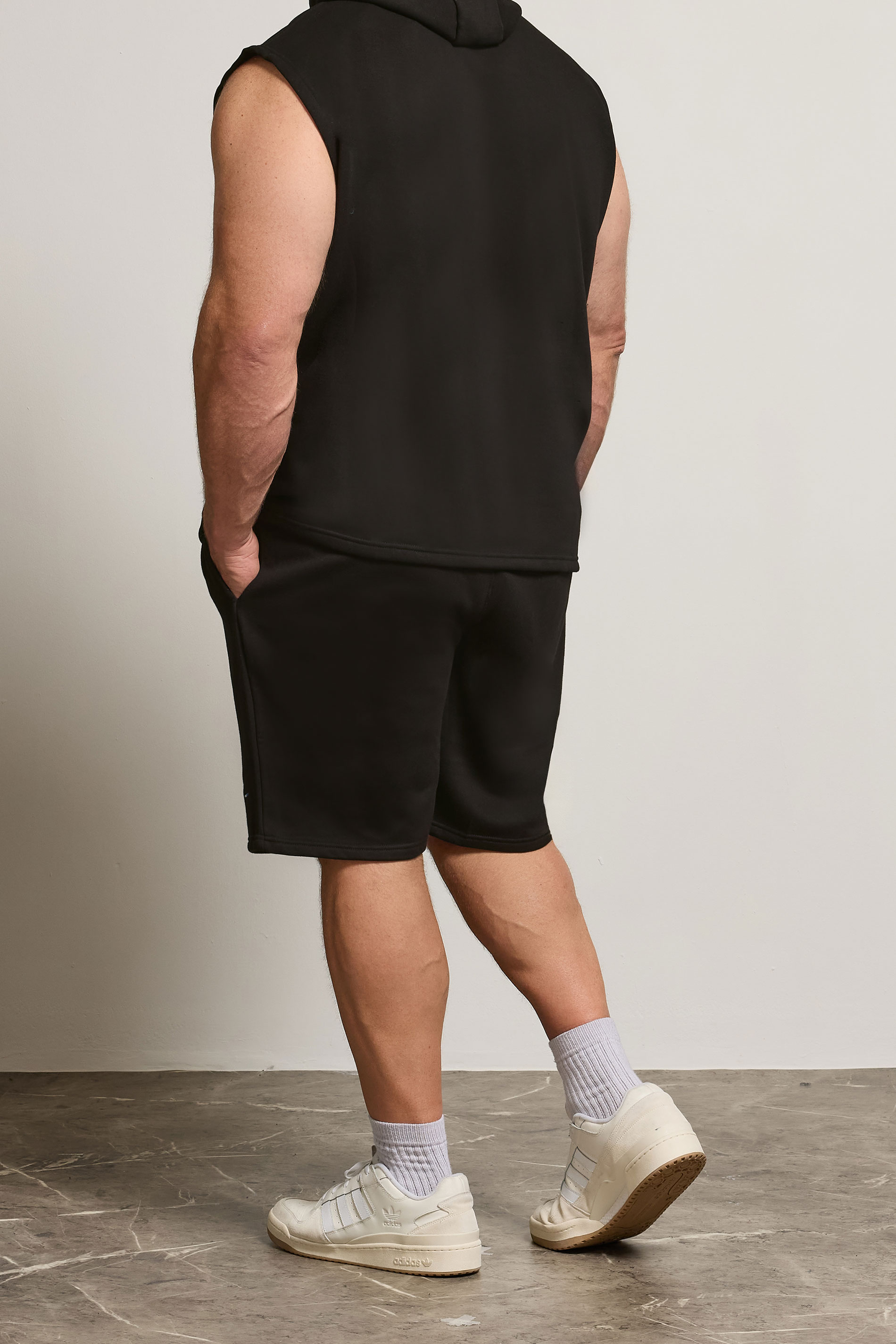 BadRhino Black Essential Jogger Shorts | BadRhino 3