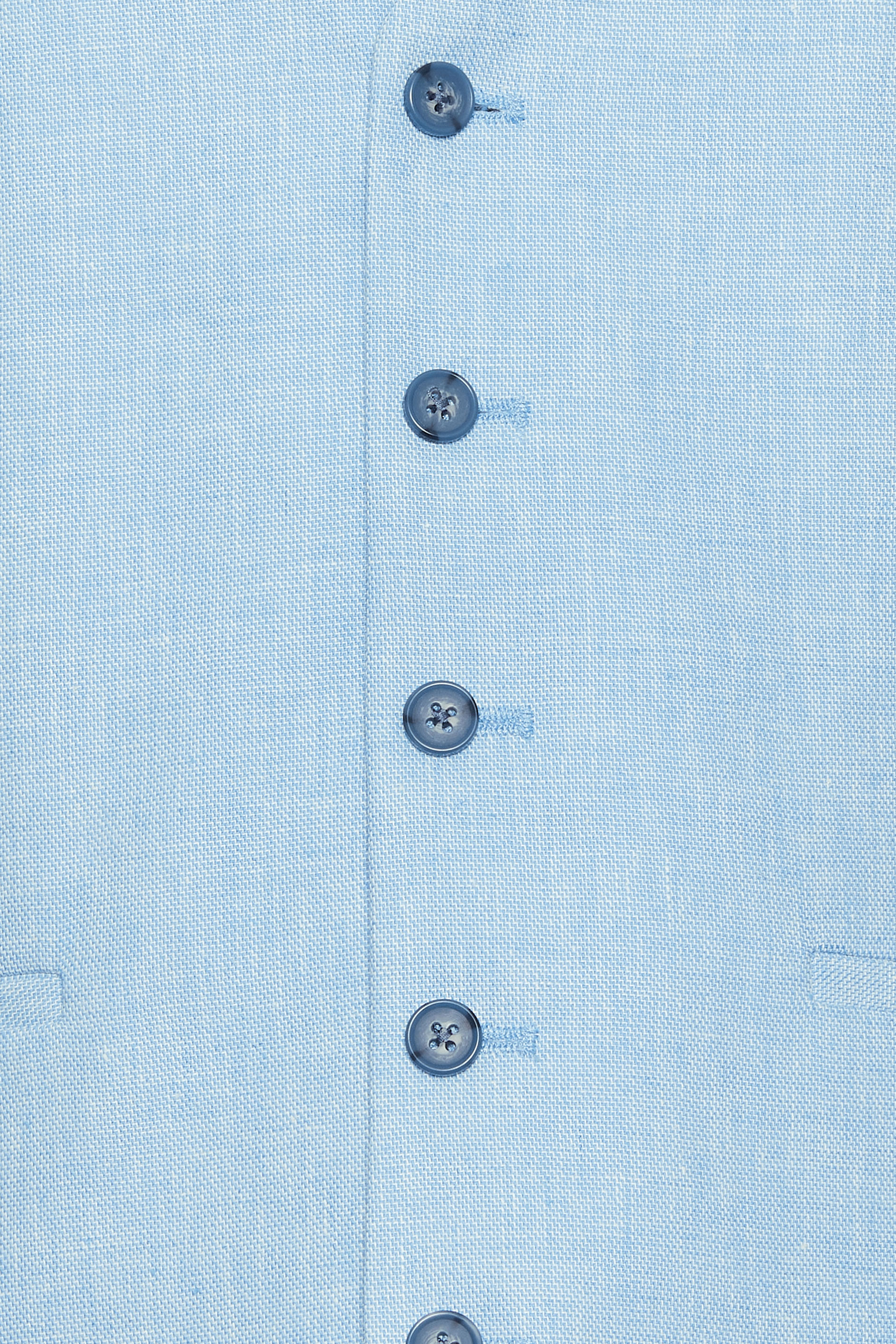 BadRhino Tailoring Big & Tall Light Blue Linen Suit Waistcoat | BadRhino 4