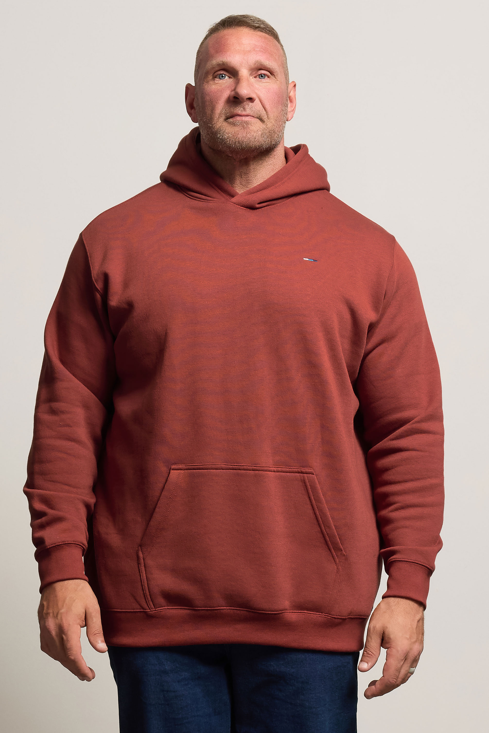 BadRhino Big & Tall Burnt Red Hoodie | BadRhino 1