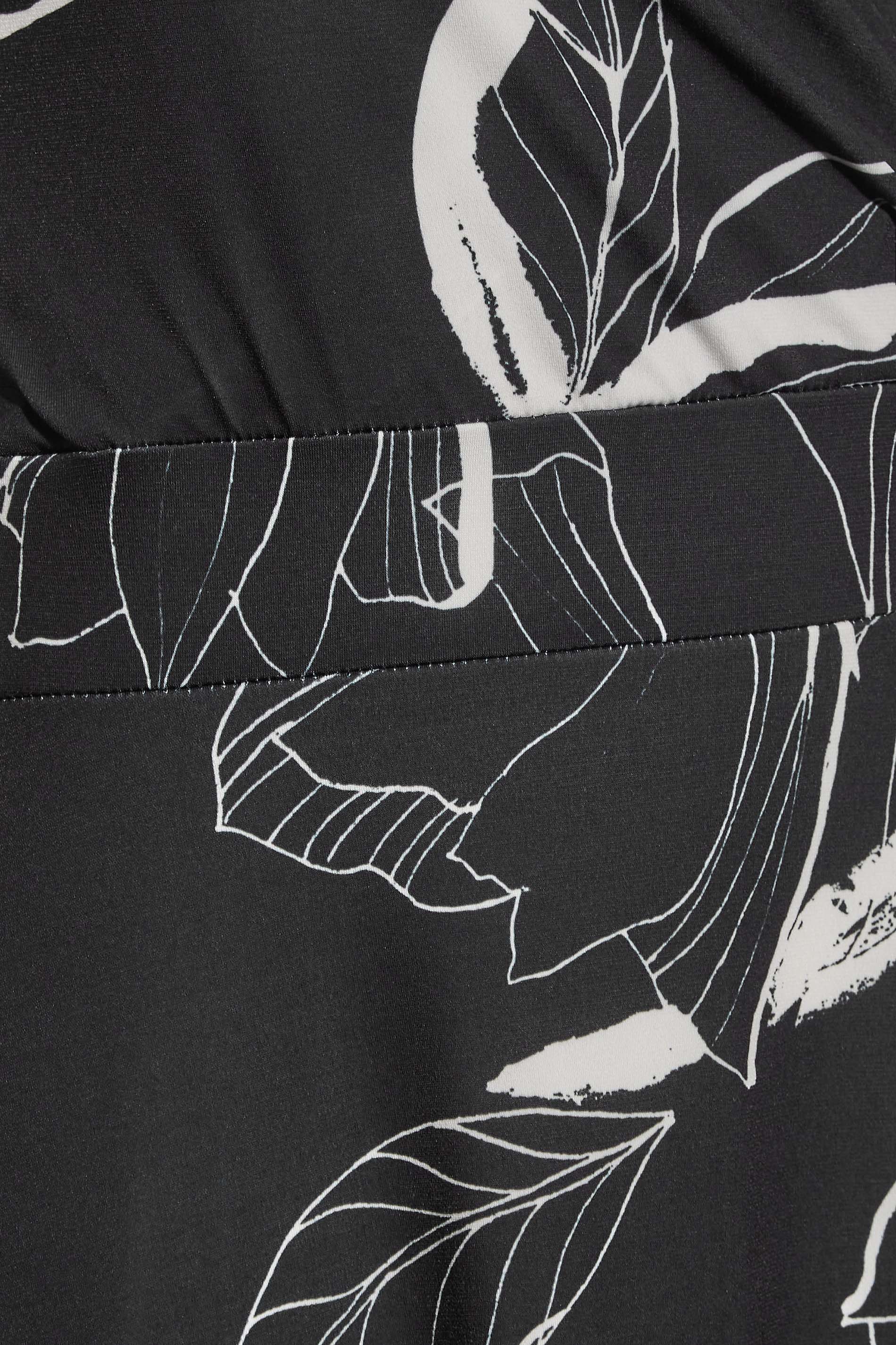 LTS Tall Women Black Floral V-Neck Midaxi Dress | Long Tall Sally 5