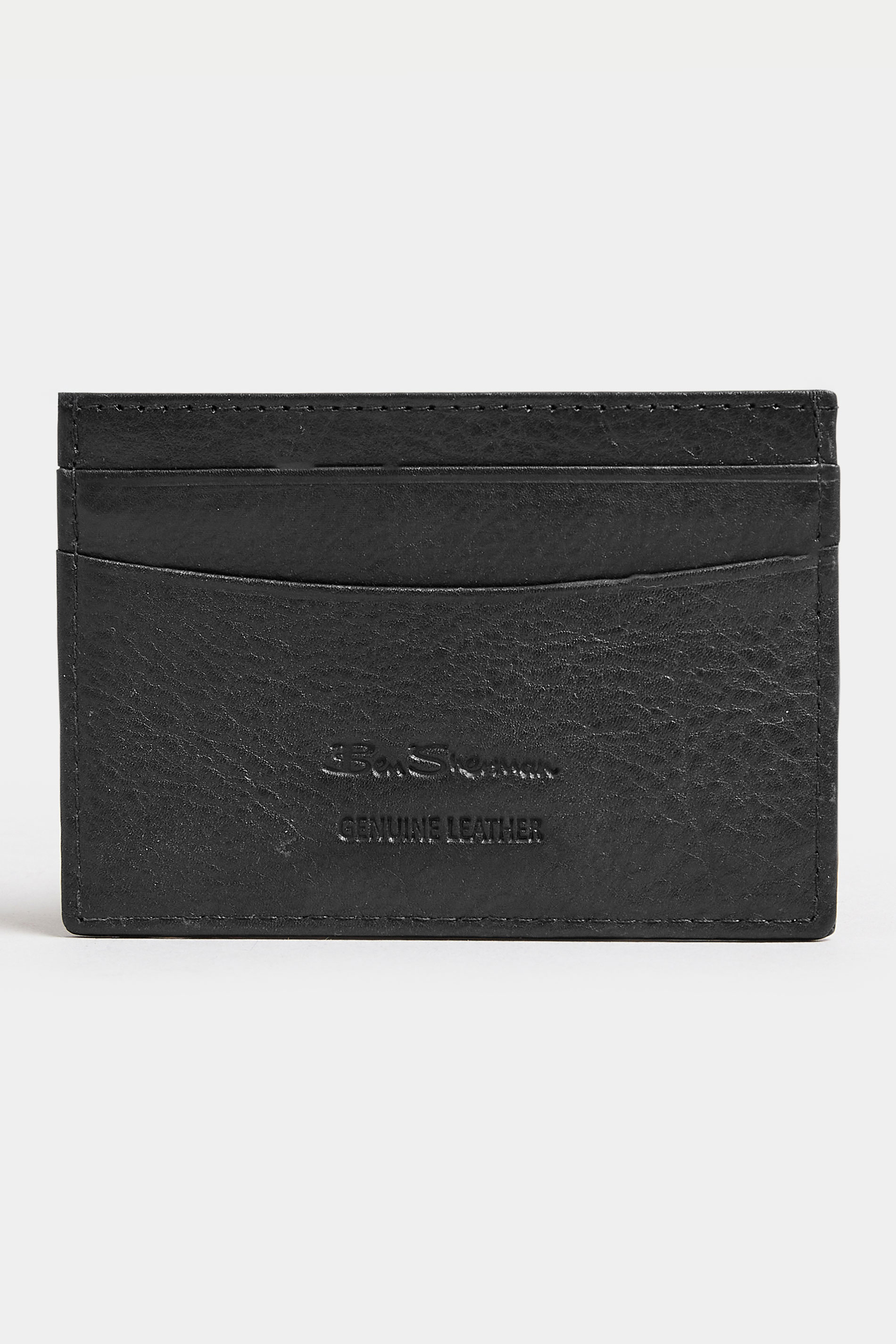 BEN SHERMAN Black Leather 'Koki' Cardholder | BadRhino 1
