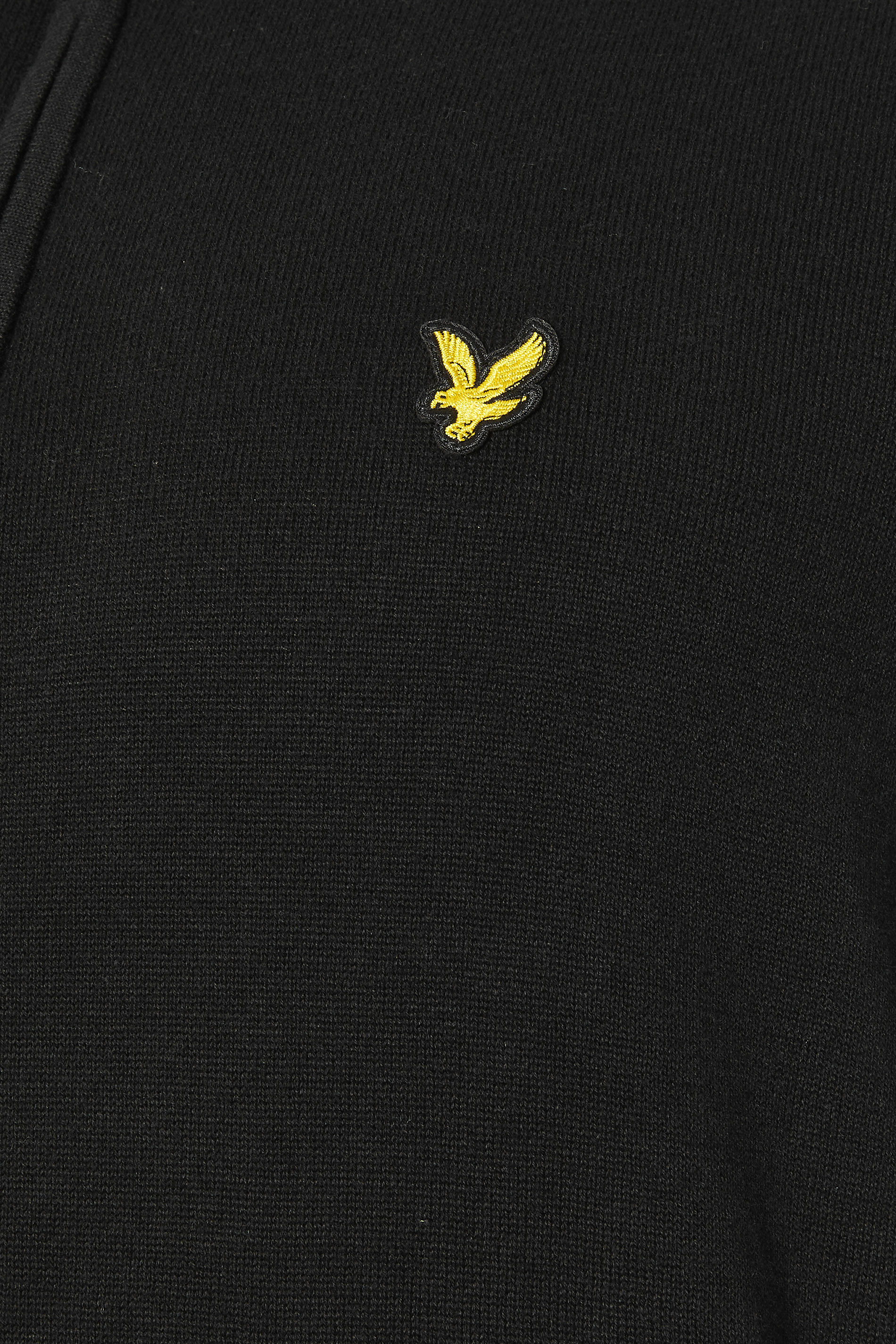 LYLE & SCOTT Big & Tall Black Quarter Zip Jumper | BadRhino 5