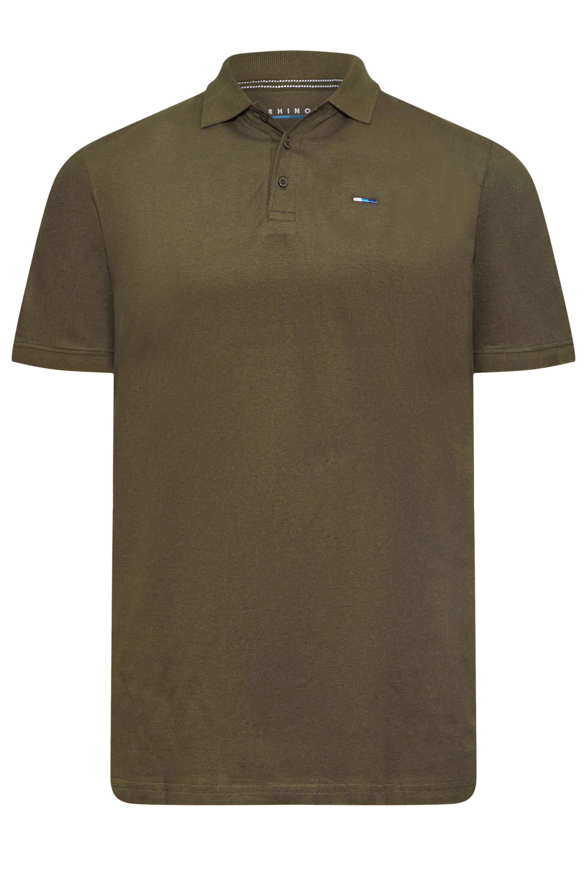 BadRhino 3 Pack Black & Navy Blue Plain Polo Shirts | BadRhino 3