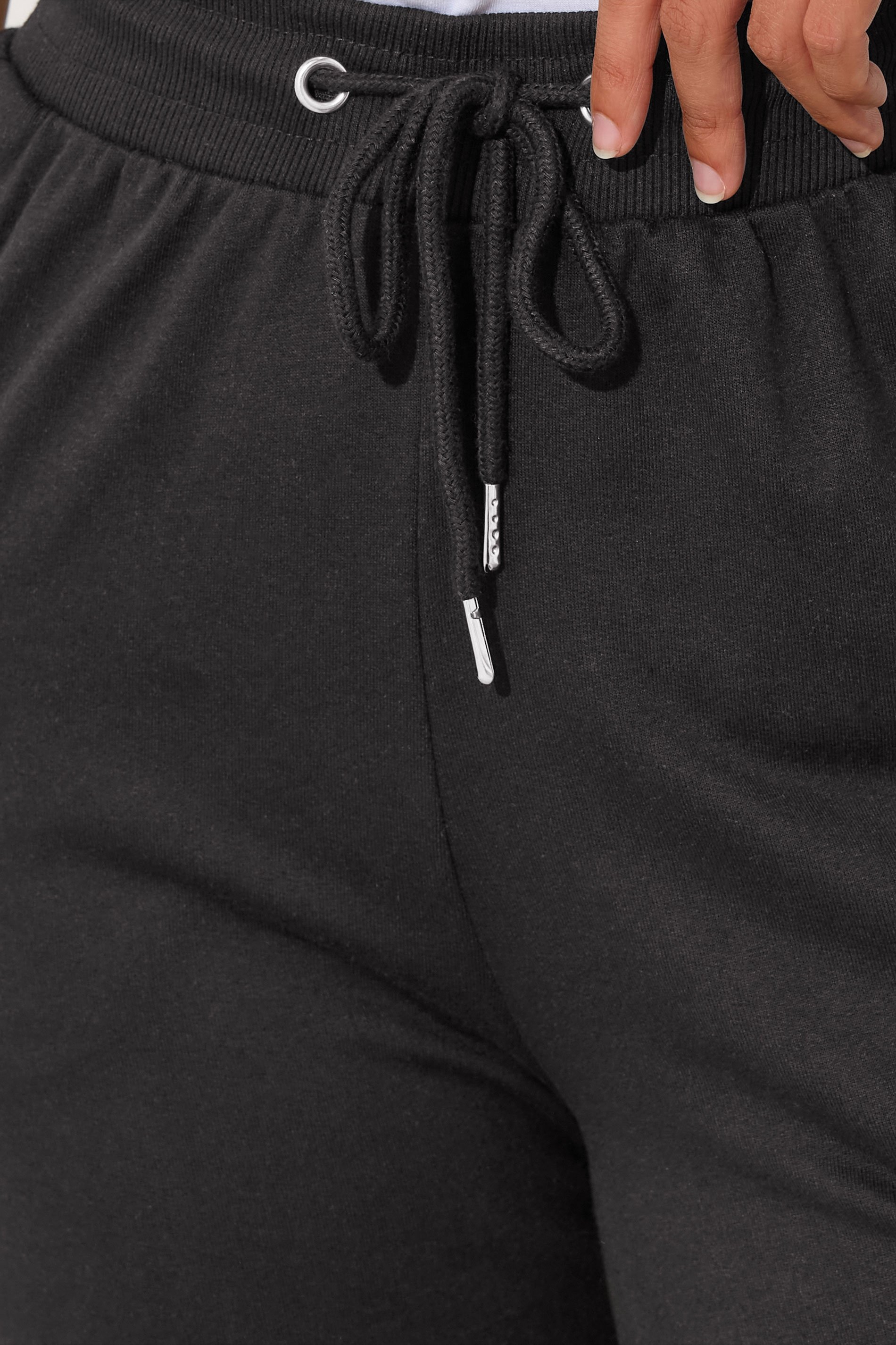 LTS Tall 2 PACK Black Basic Wide Leg Joggers | Long Tall Sally 6